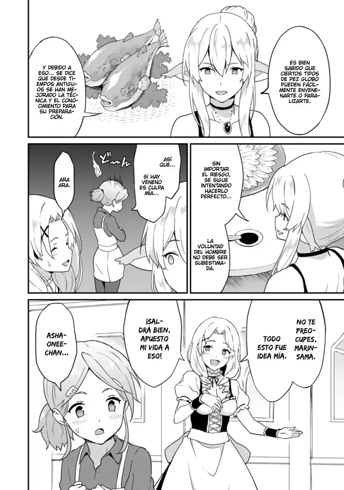 LEVEL UP JUST BY EATING! ~I'M PEERLESS IN ANOTHER WORLD WITH A USELESS GODDESS~ - Capítulo 22 - Página 13 - LectorTMOo