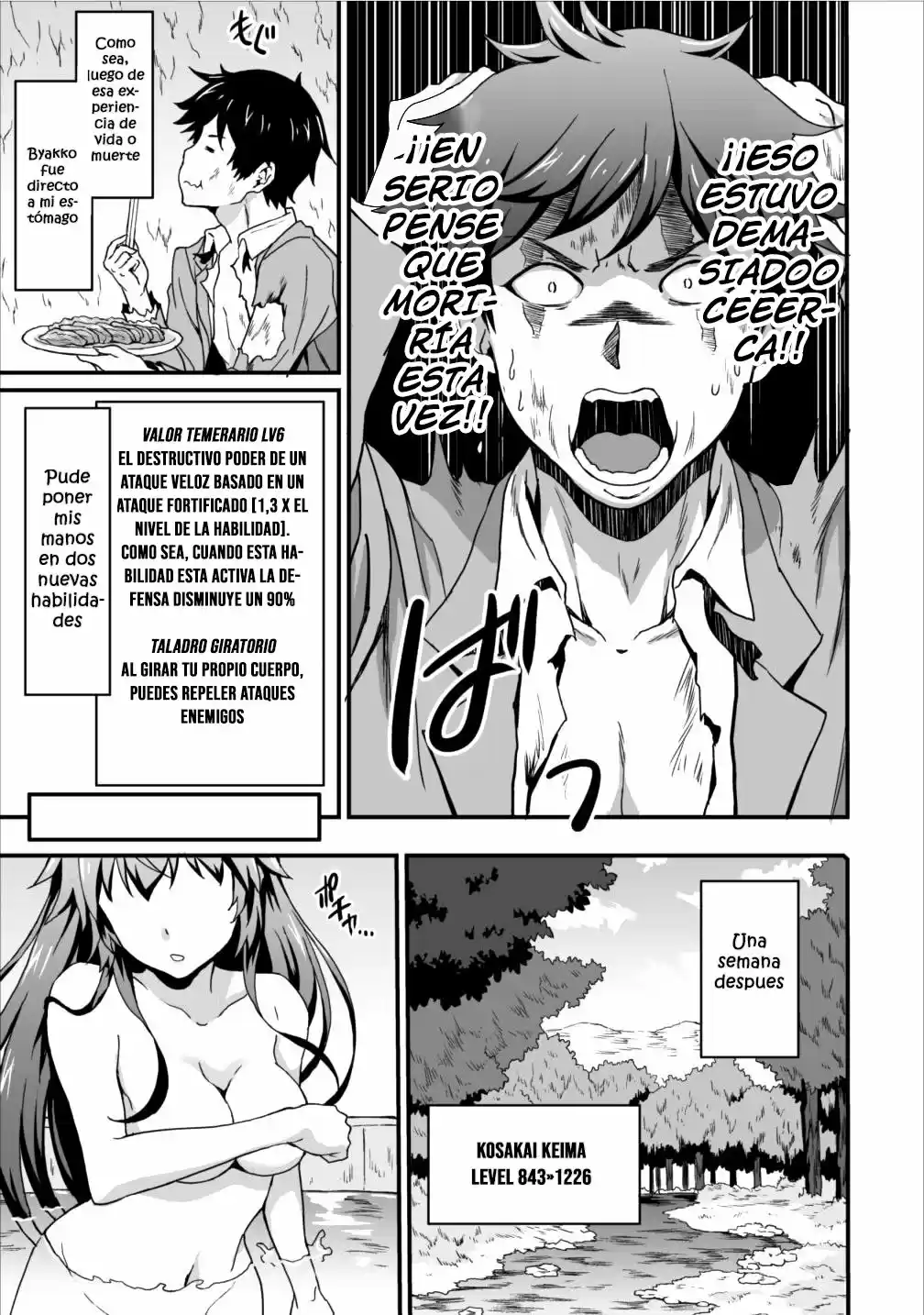 LEVEL UP JUST BY EATING! ~I'M PEERLESS IN ANOTHER WORLD WITH A USELESS GODDESS~ - Capítulo 3 - Página 18 - LectorTMOo