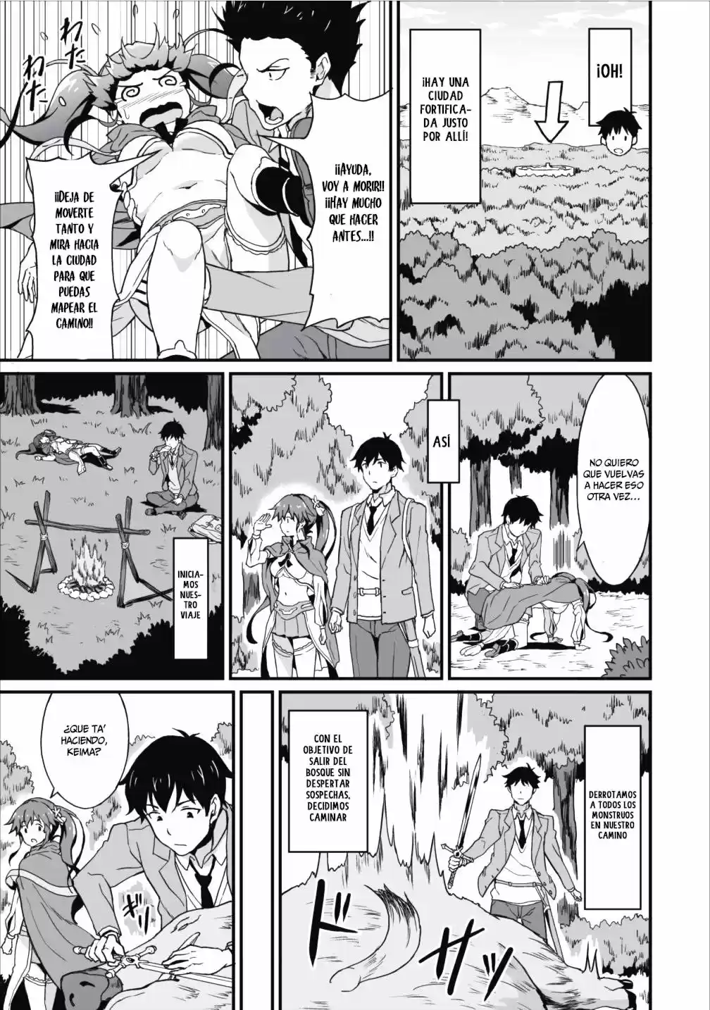 LEVEL UP JUST BY EATING! ~I'M PEERLESS IN ANOTHER WORLD WITH A USELESS GODDESS~ - Capítulo 4 - Página 5 - LectorTMOo
