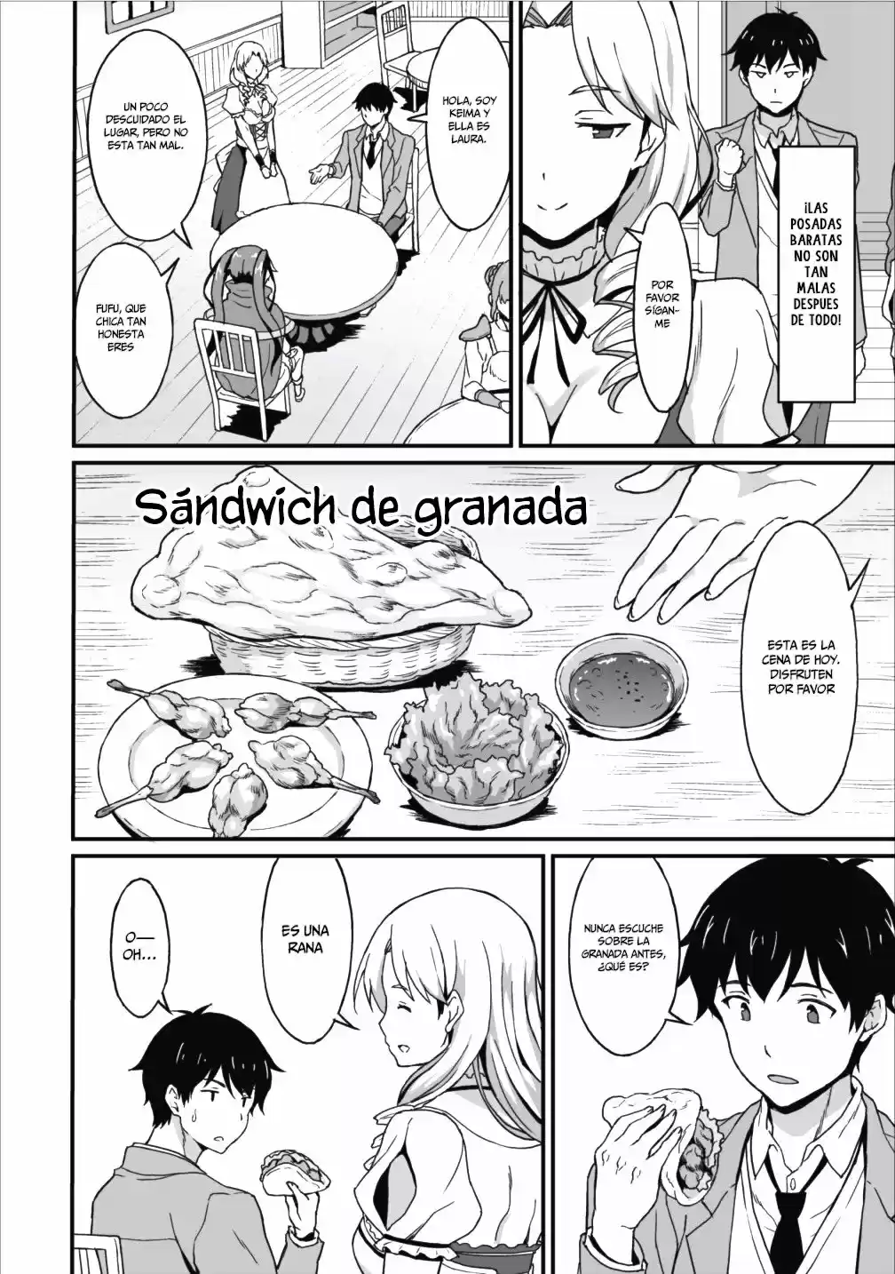 LEVEL UP JUST BY EATING! ~I'M PEERLESS IN ANOTHER WORLD WITH A USELESS GODDESS~ - Capítulo 4 - Página 22 - LectorTMOo