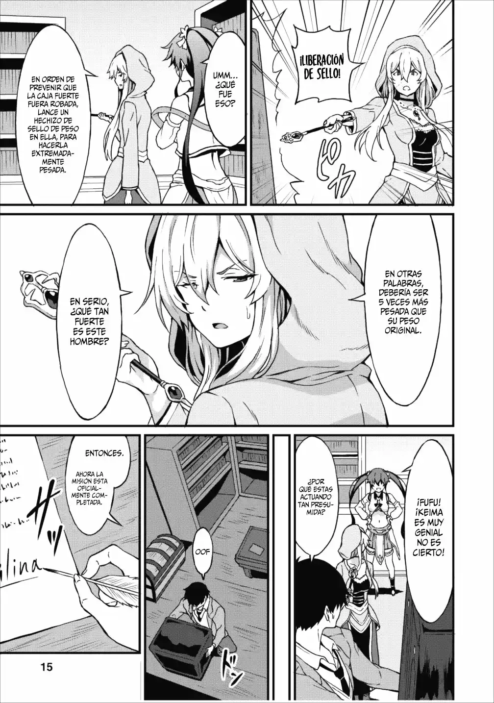 LEVEL UP JUST BY EATING! ~I'M PEERLESS IN ANOTHER WORLD WITH A USELESS GODDESS~ - Capítulo 6 - Página 17 - LectorTMOo