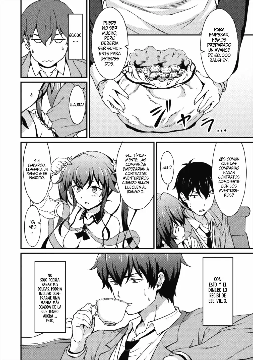 LEVEL UP JUST BY EATING! ~I'M PEERLESS IN ANOTHER WORLD WITH A USELESS GODDESS~ - Capítulo 6 - Página 20 - LectorTMOo