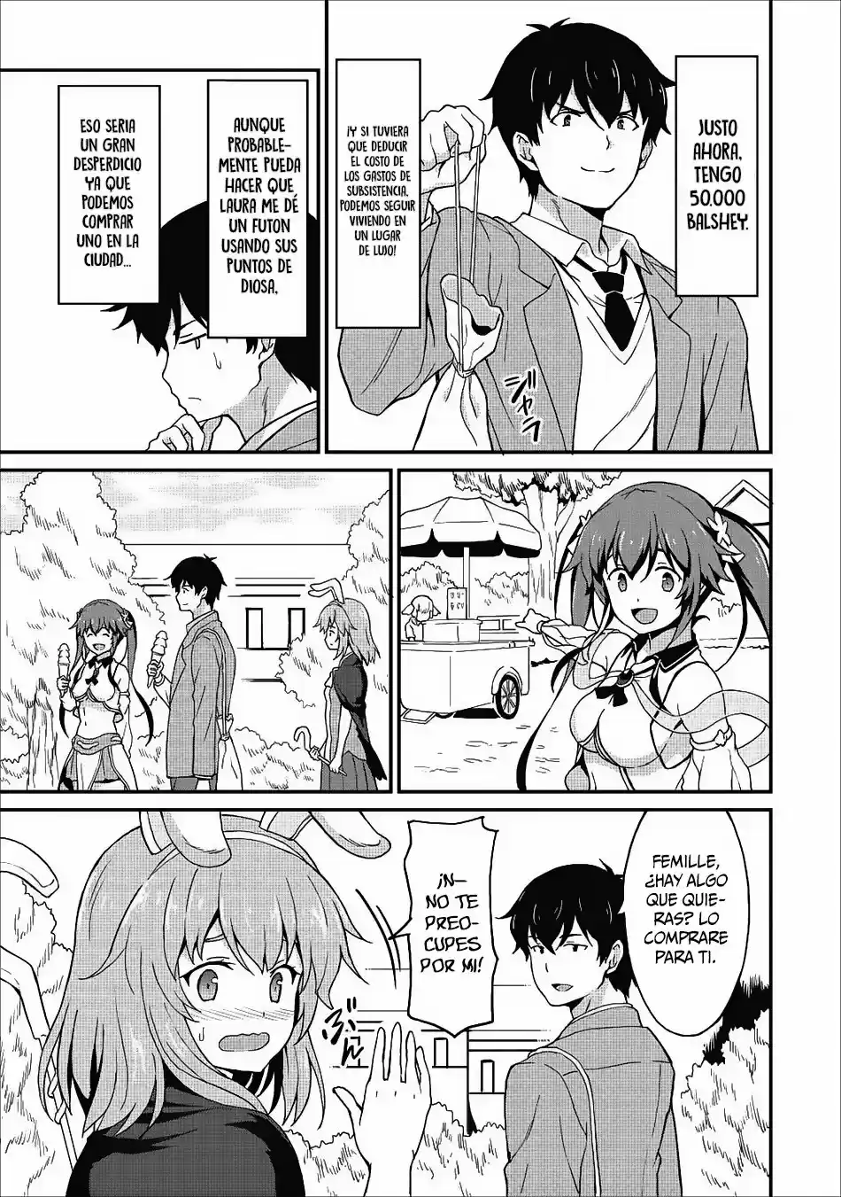 LEVEL UP JUST BY EATING! ~I'M PEERLESS IN ANOTHER WORLD WITH A USELESS GODDESS~ - Capítulo 7 - Página 21 - LectorTMOo