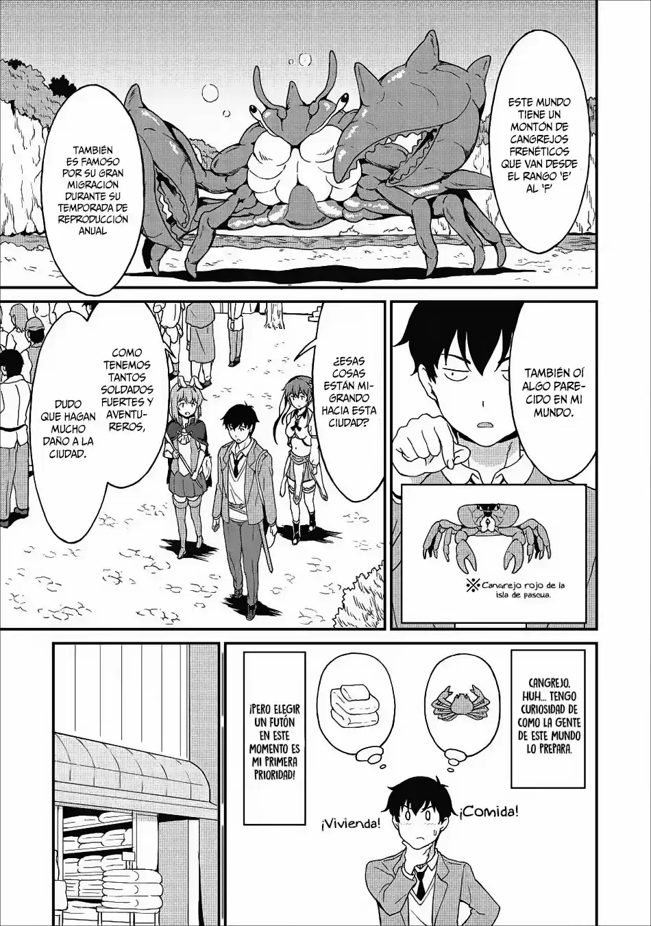 LEVEL UP JUST BY EATING! ~I'M PEERLESS IN ANOTHER WORLD WITH A USELESS GODDESS~ - Capítulo 7 - Página 27 - LectorTMOo