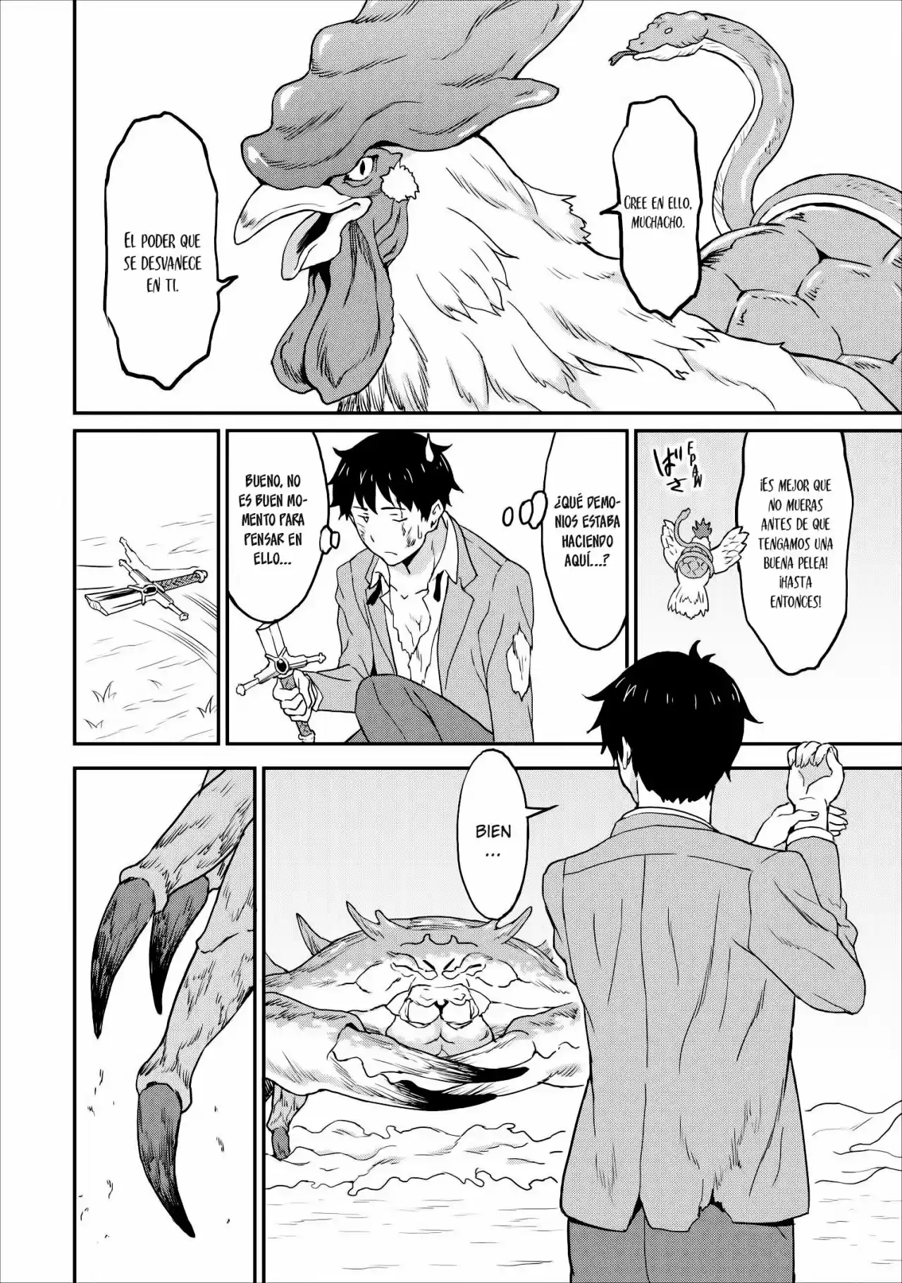 LEVEL UP JUST BY EATING! ~I'M PEERLESS IN ANOTHER WORLD WITH A USELESS GODDESS~ - Capítulo 8 - Página 8 - LectorTMOo