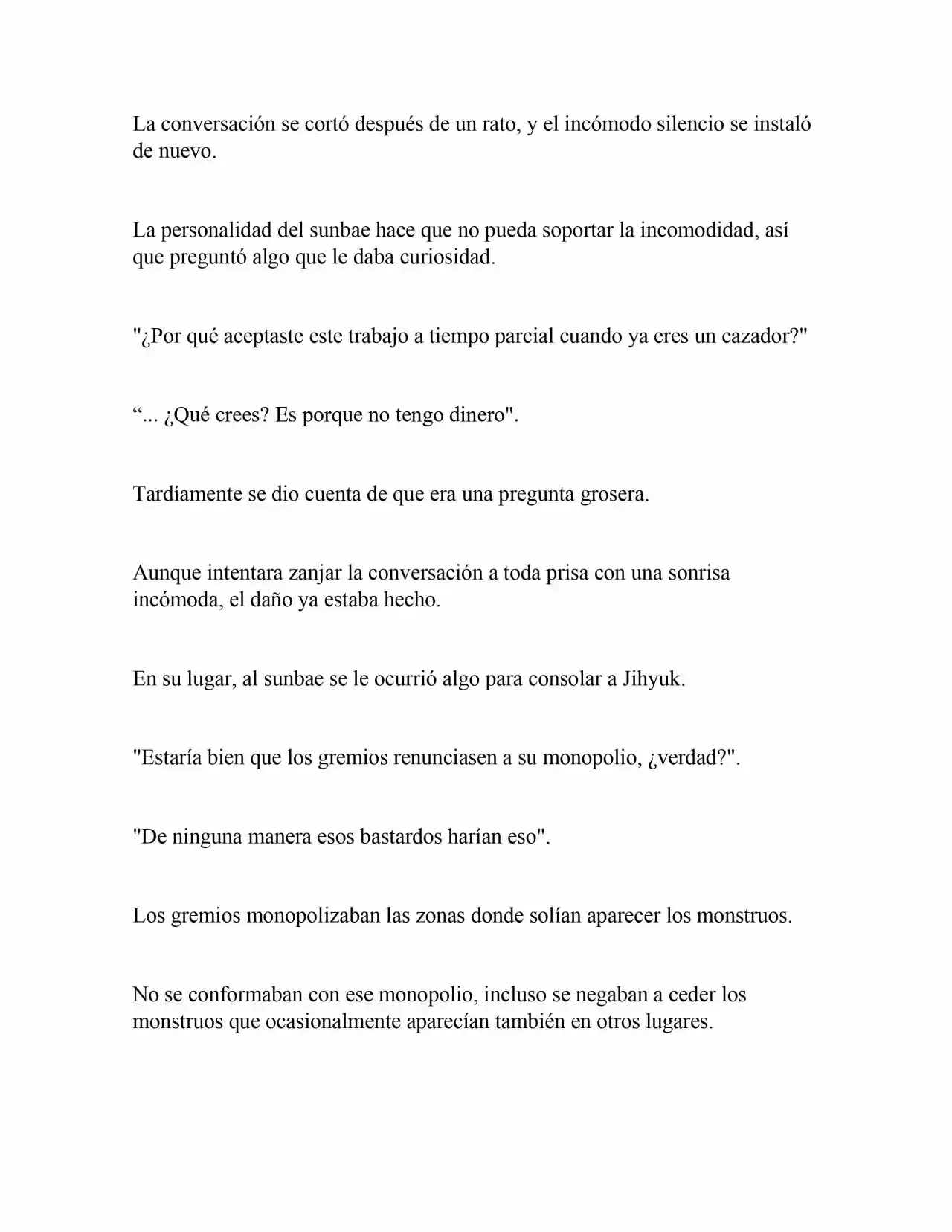 Levelling Up In An Exclusive Dungeon (Novela) - Capítulo 1 - Página 6 - LectorTMOo