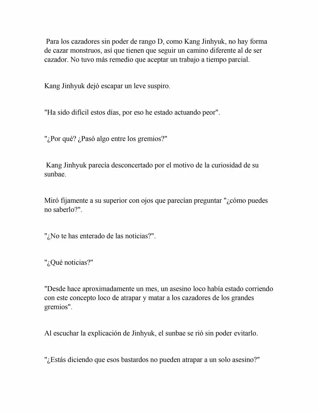 Levelling Up In An Exclusive Dungeon (Novela) - Capítulo 1 - Página 7 - LectorTMOo