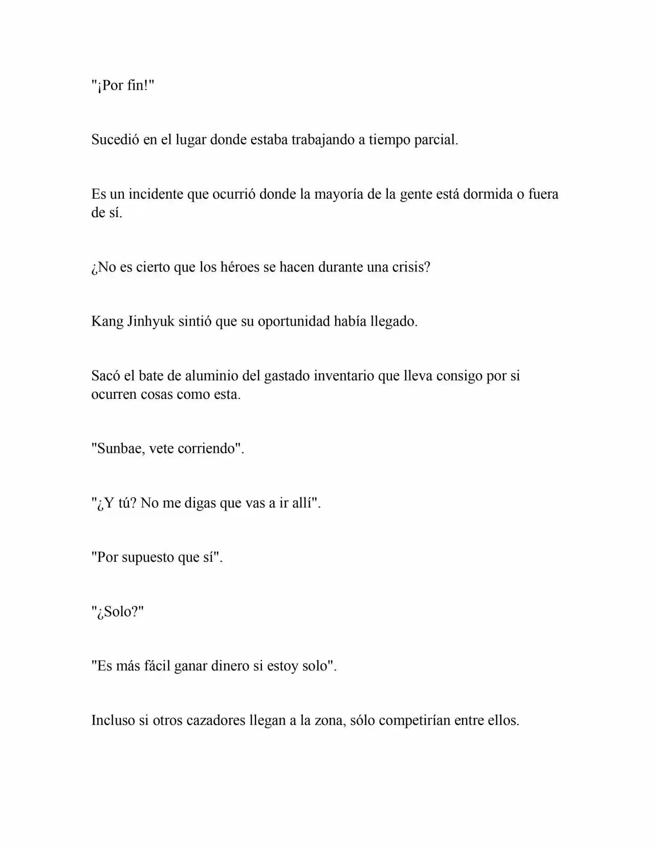 Levelling Up In An Exclusive Dungeon (Novela) - Capítulo 1 - Página 10 - LectorTMOo