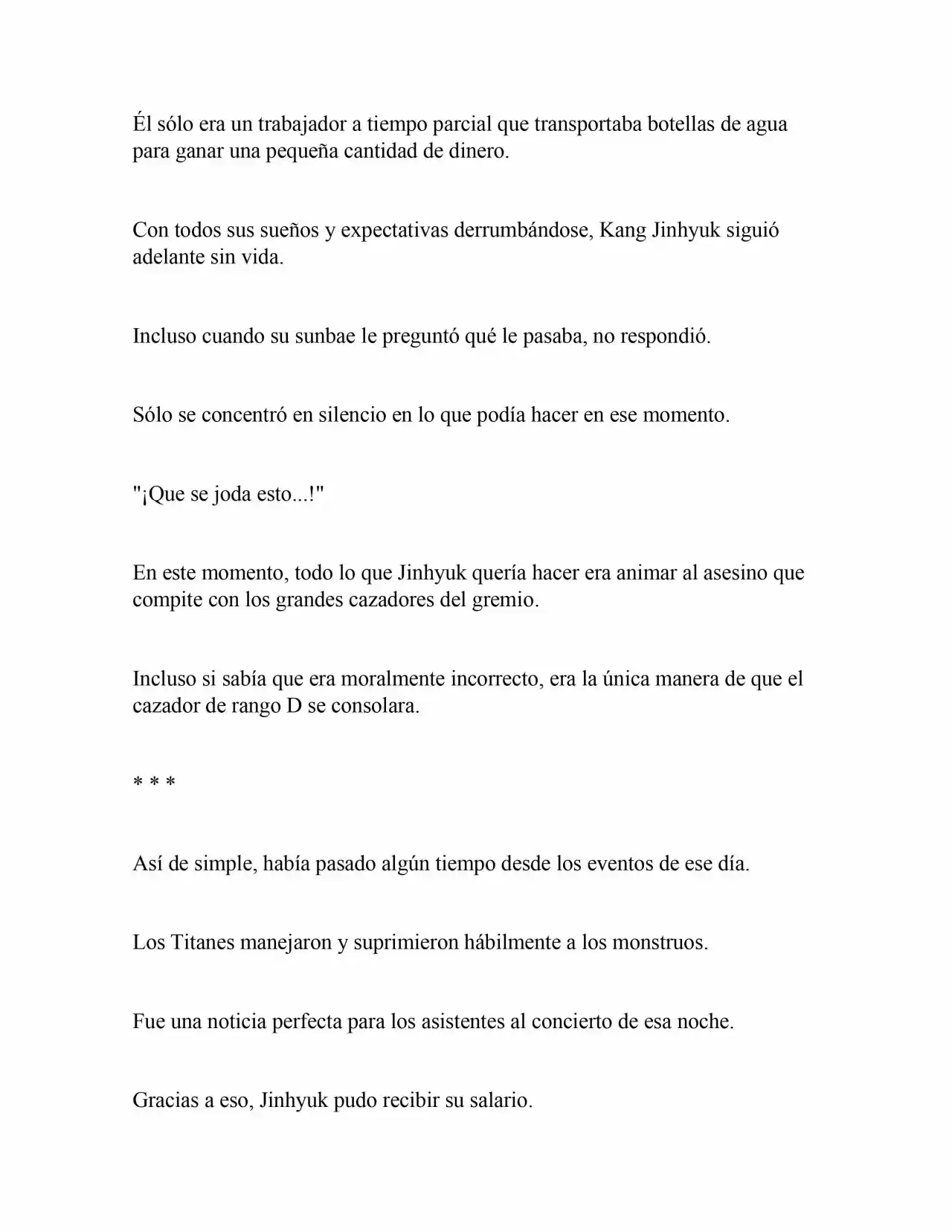 Levelling Up In An Exclusive Dungeon (Novela) - Capítulo 1 - Página 19 - LectorTMOo
