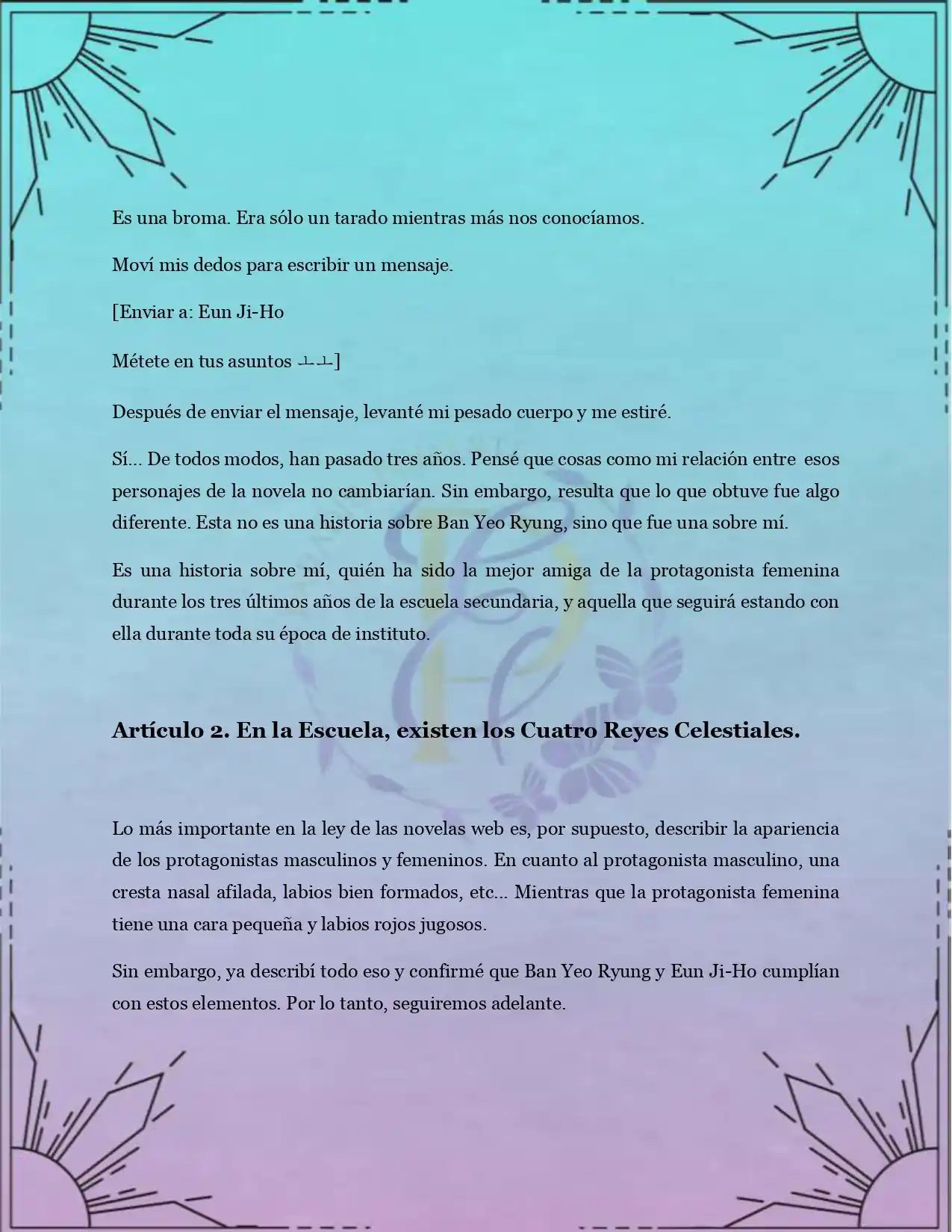 Ley Del Inso (Novela) (Novela) - Capítulo 6 - Página 8 - LectorTMOo