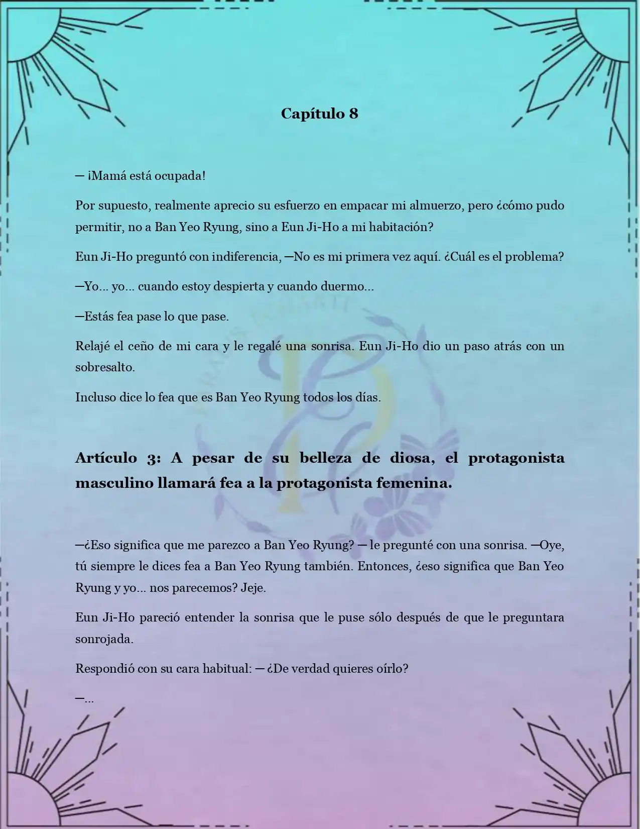 Ley Del Inso (Novela) (Novela) - Capítulo 8 - Página 4 - LectorTMOo