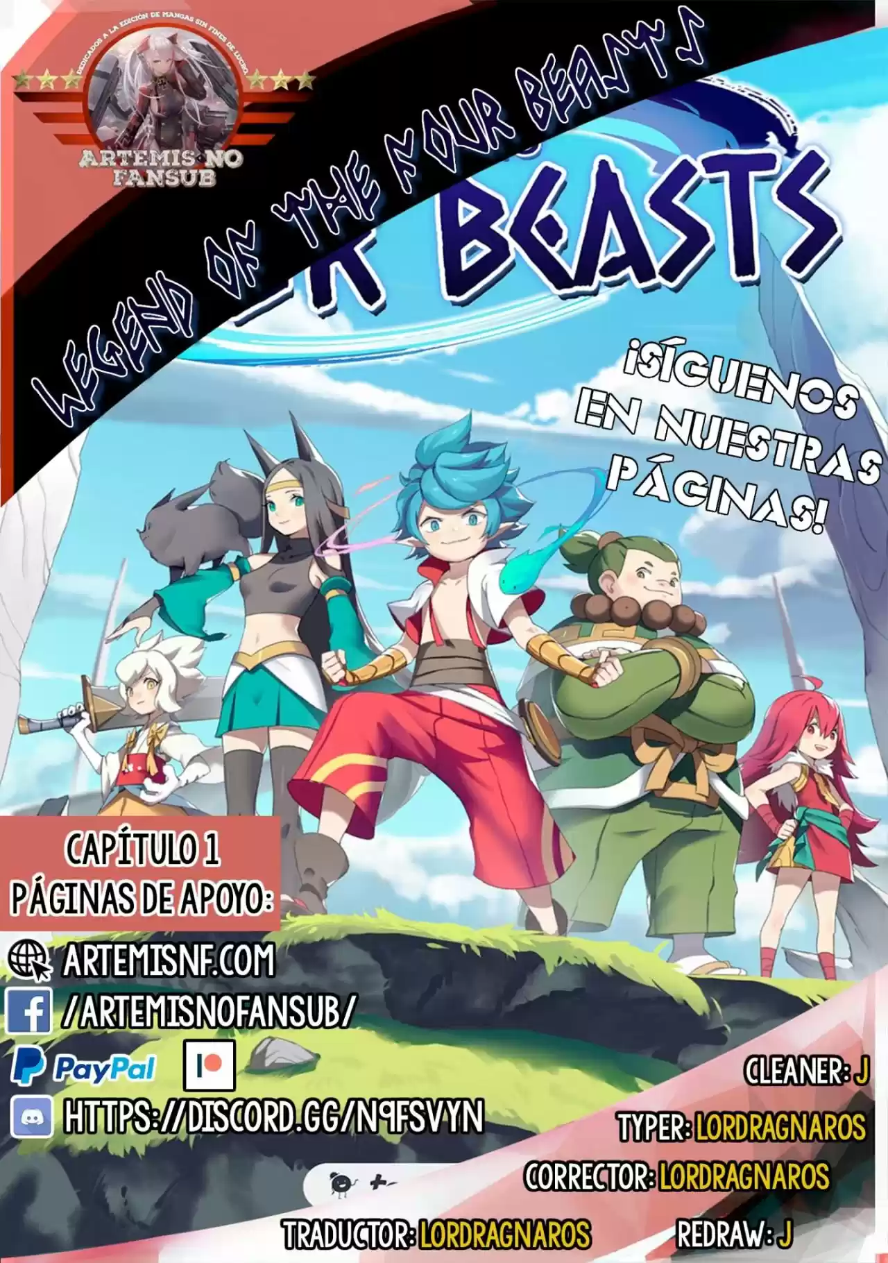 Leyenda De Las Cuatro Bestias - Capítulo 1 - Página 1 - LectorTMOo