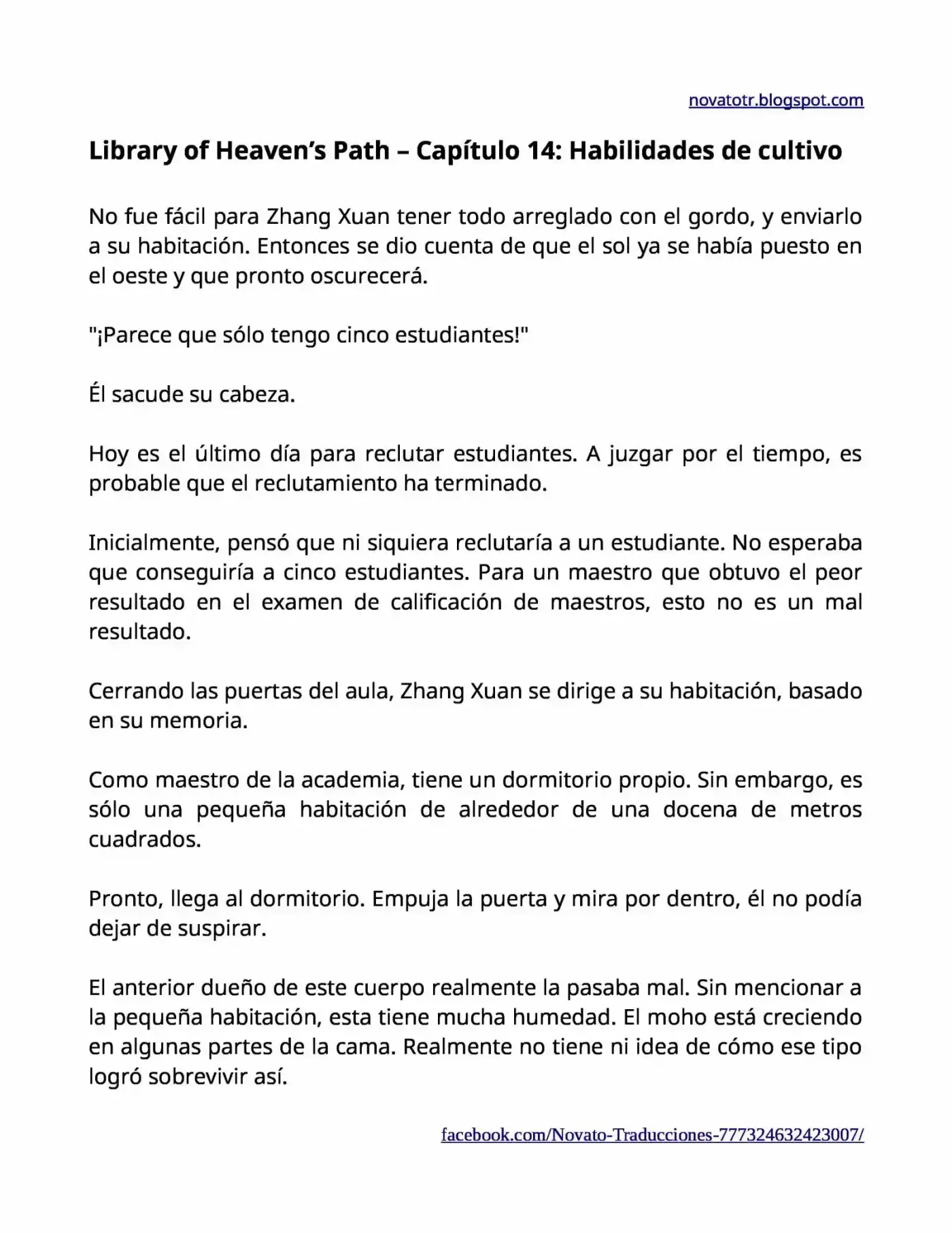 Library Of Heaven's Path (Novela) - Capítulo 14 - Página 1 - LectorTMOo