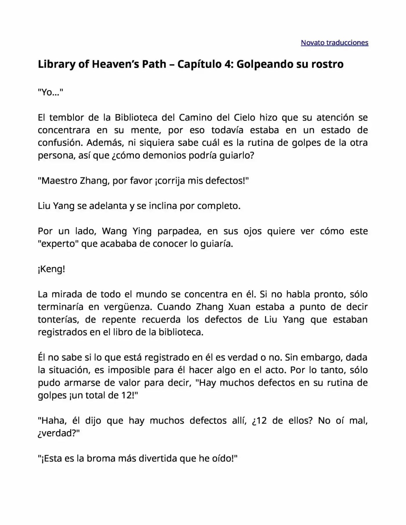Library Of Heaven's Path (Novela) - Capítulo 4 - Página 1 - LectorTMOo