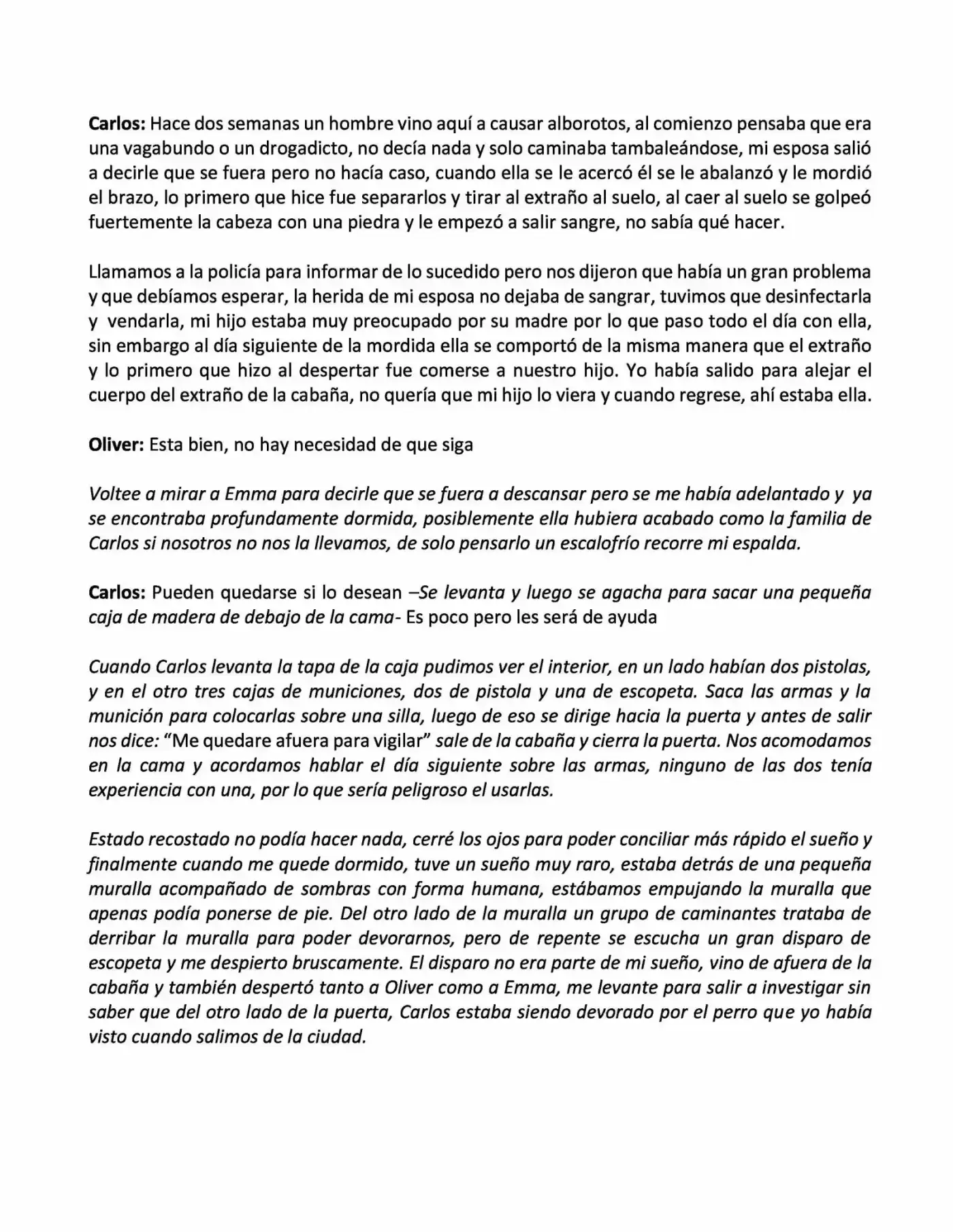 Life Among The Dead (Novela) - Capítulo 4 - Página 6 - LectorTMOo