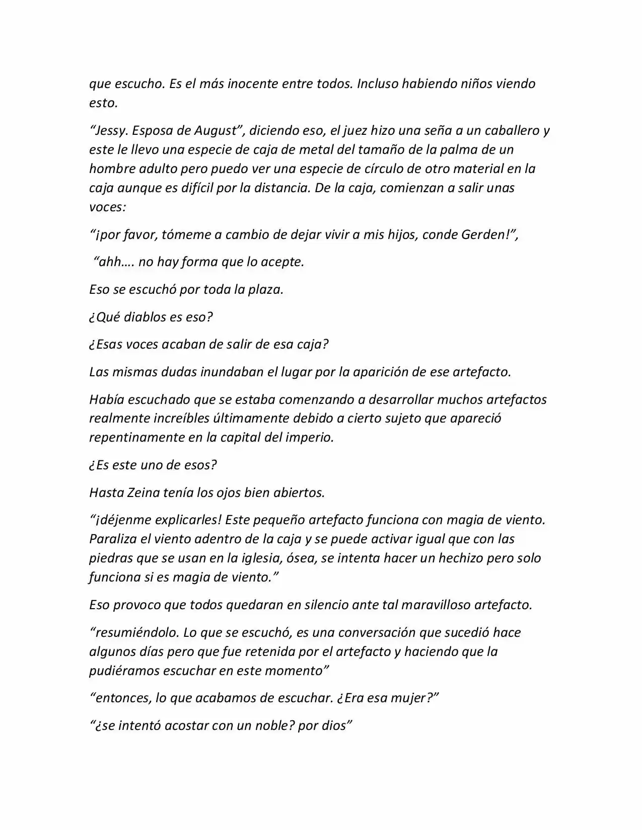 Life In A Medieval World With Magic And Swords (Novela) - Capítulo 10 - Página 14 - LectorTMOo