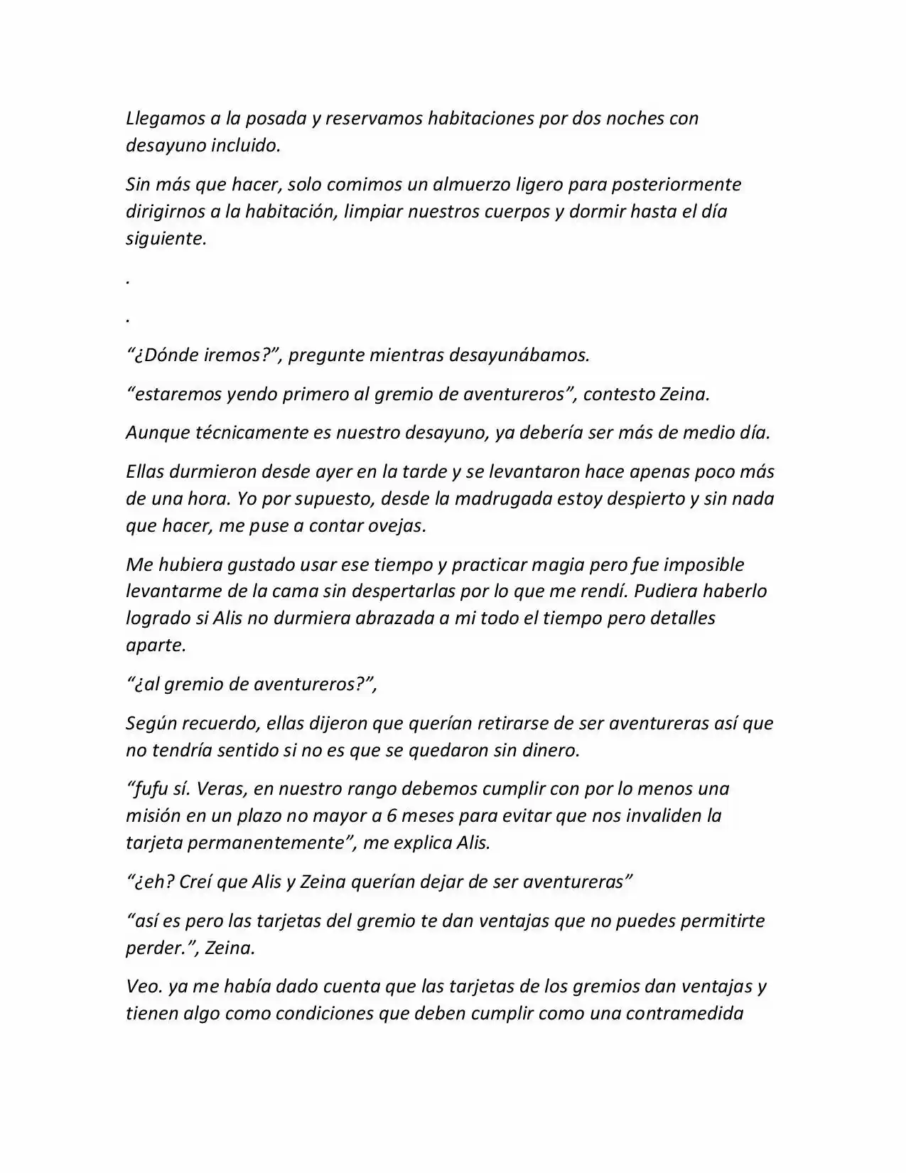 Life In A Medieval World With Magic And Swords (Novela) - Capítulo 16 - Página 2 - LectorTMOo
