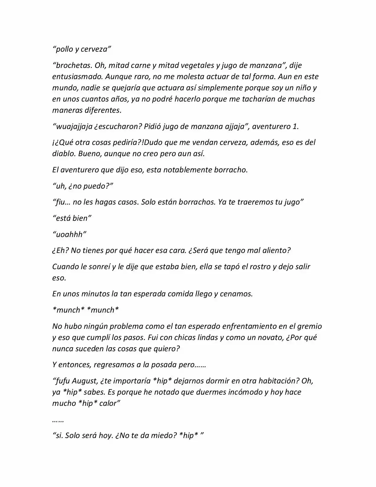 Life In A Medieval World With Magic And Swords (Novela) - Capítulo 16 - Página 8 - LectorTMOo