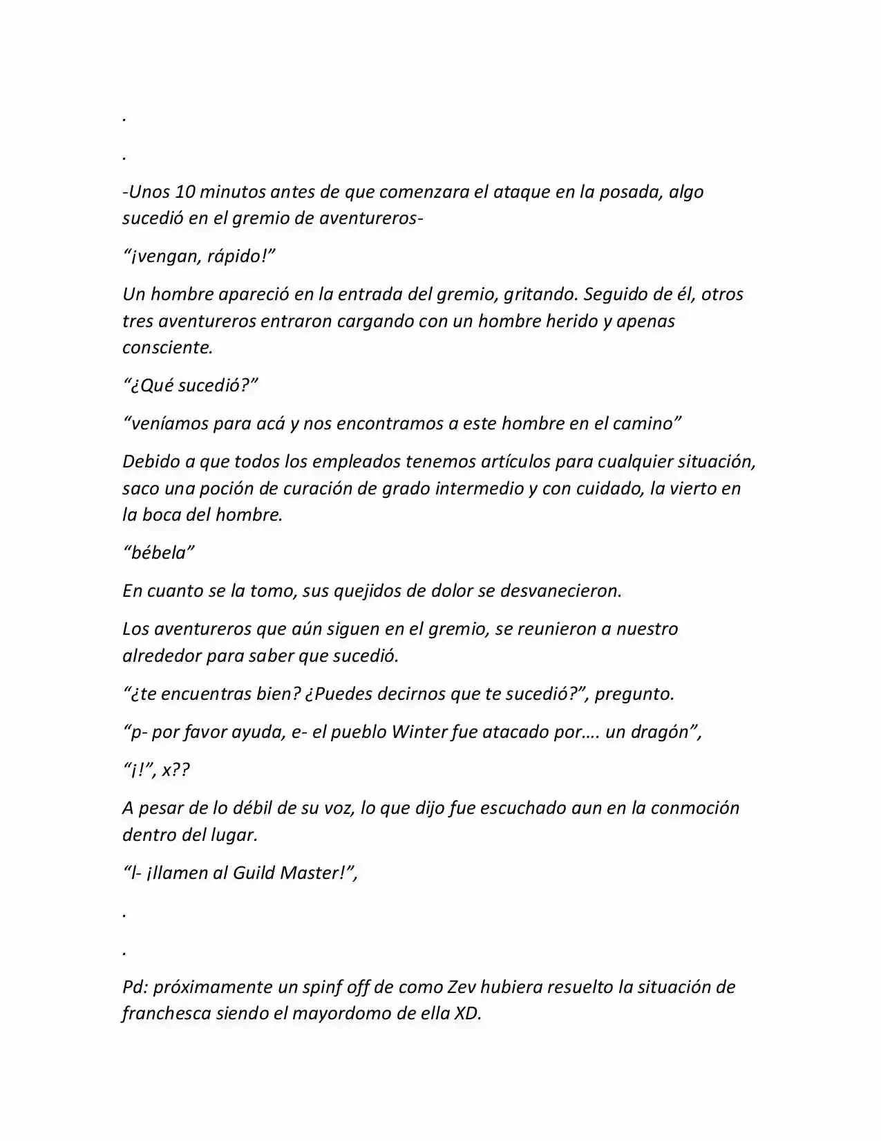 Life In A Medieval World With Magic And Swords (Novela) - Capítulo 17 - Página 14 - LectorTMOo