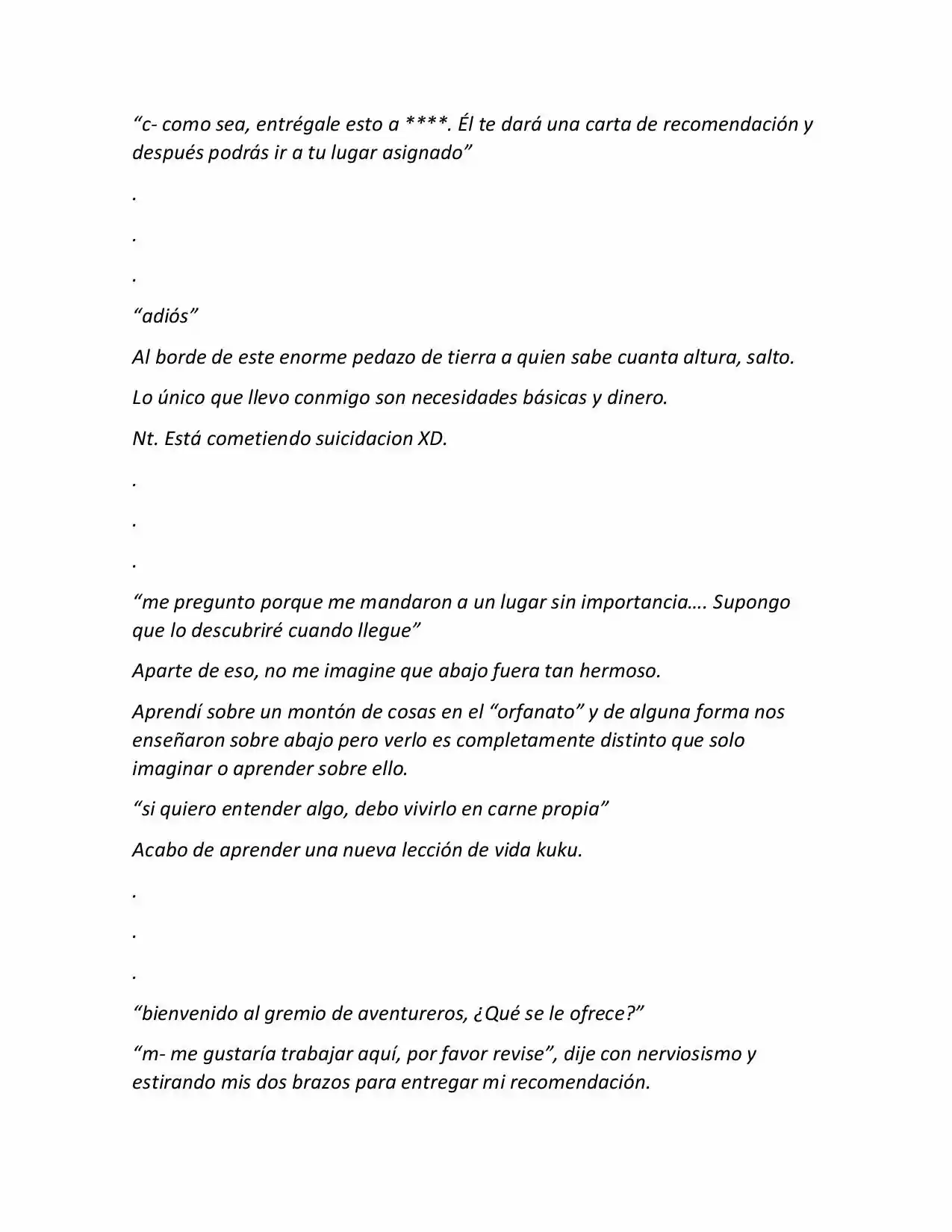Life In A Medieval World With Magic And Swords (Novela) - Capítulo 18 - Página 3 - LectorTMOo