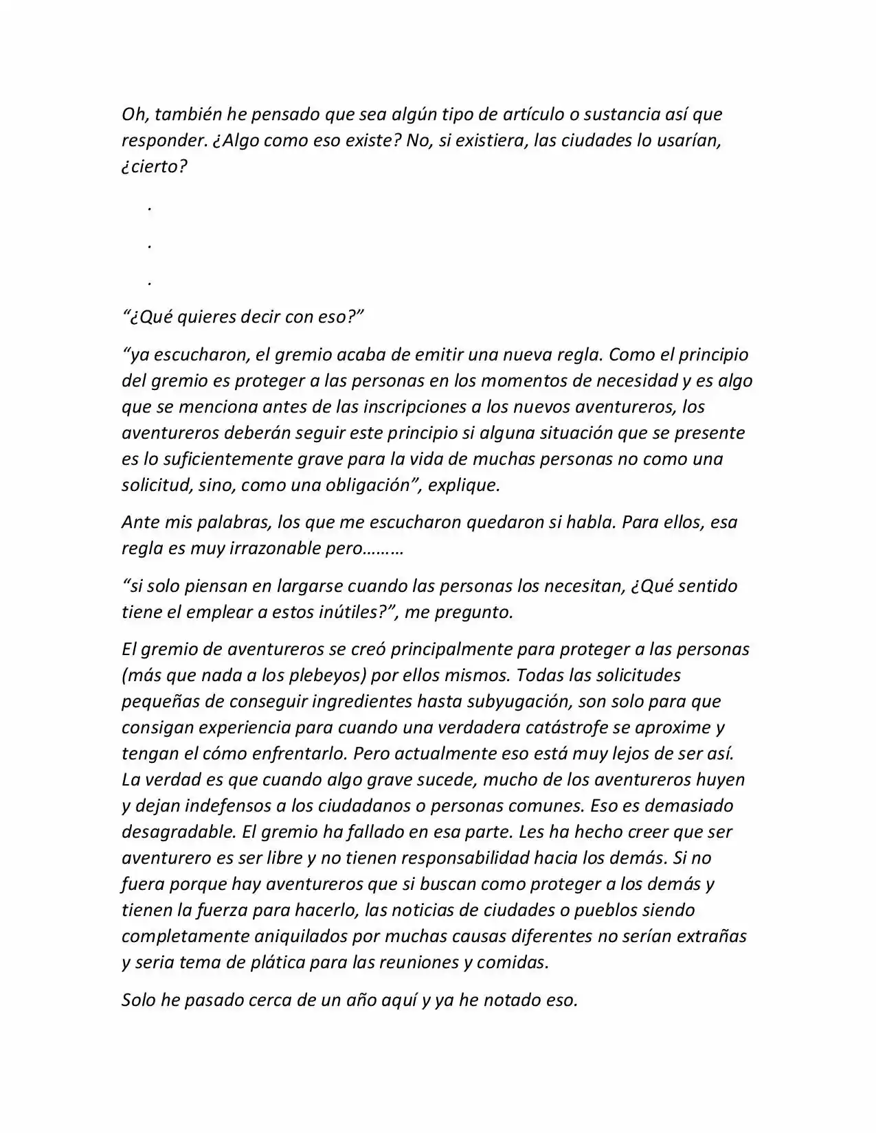 Life In A Medieval World With Magic And Swords (Novela) - Capítulo 18 - Página 6 - LectorTMOo