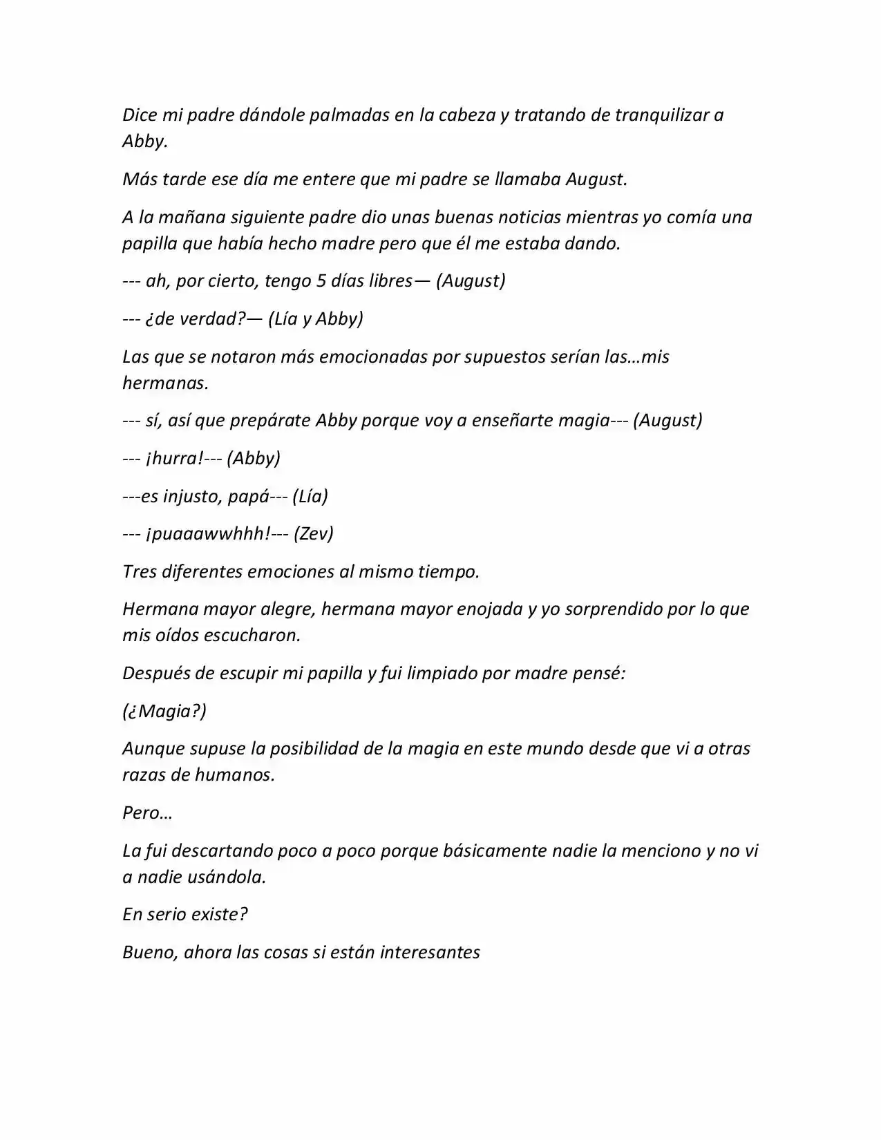 Life In A Medieval World With Magic And Swords (Novela) - Capítulo 4 - Página 7 - LectorTMOo