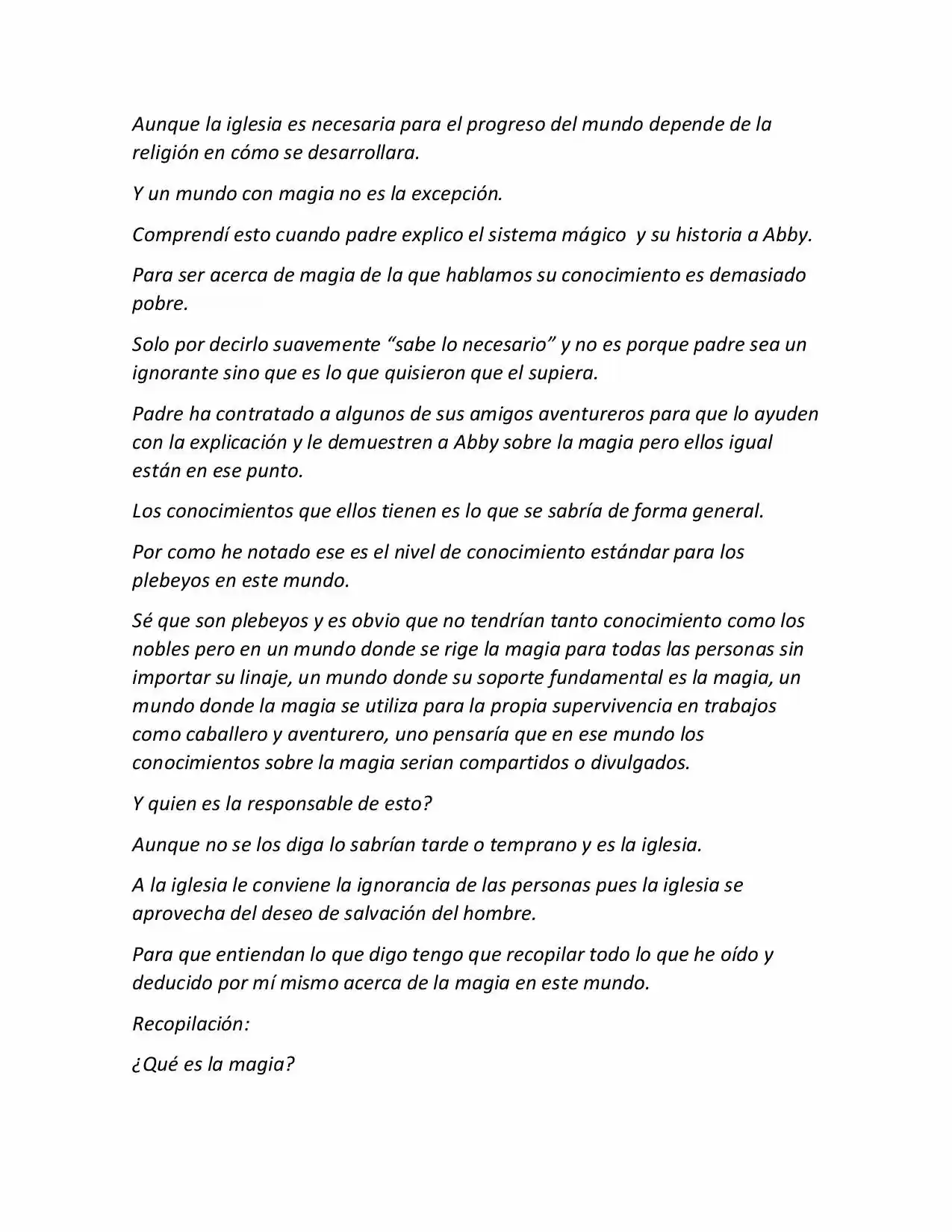 Life In A Medieval World With Magic And Swords (Novela) - Capítulo 5 - Página 8 - LectorTMOo