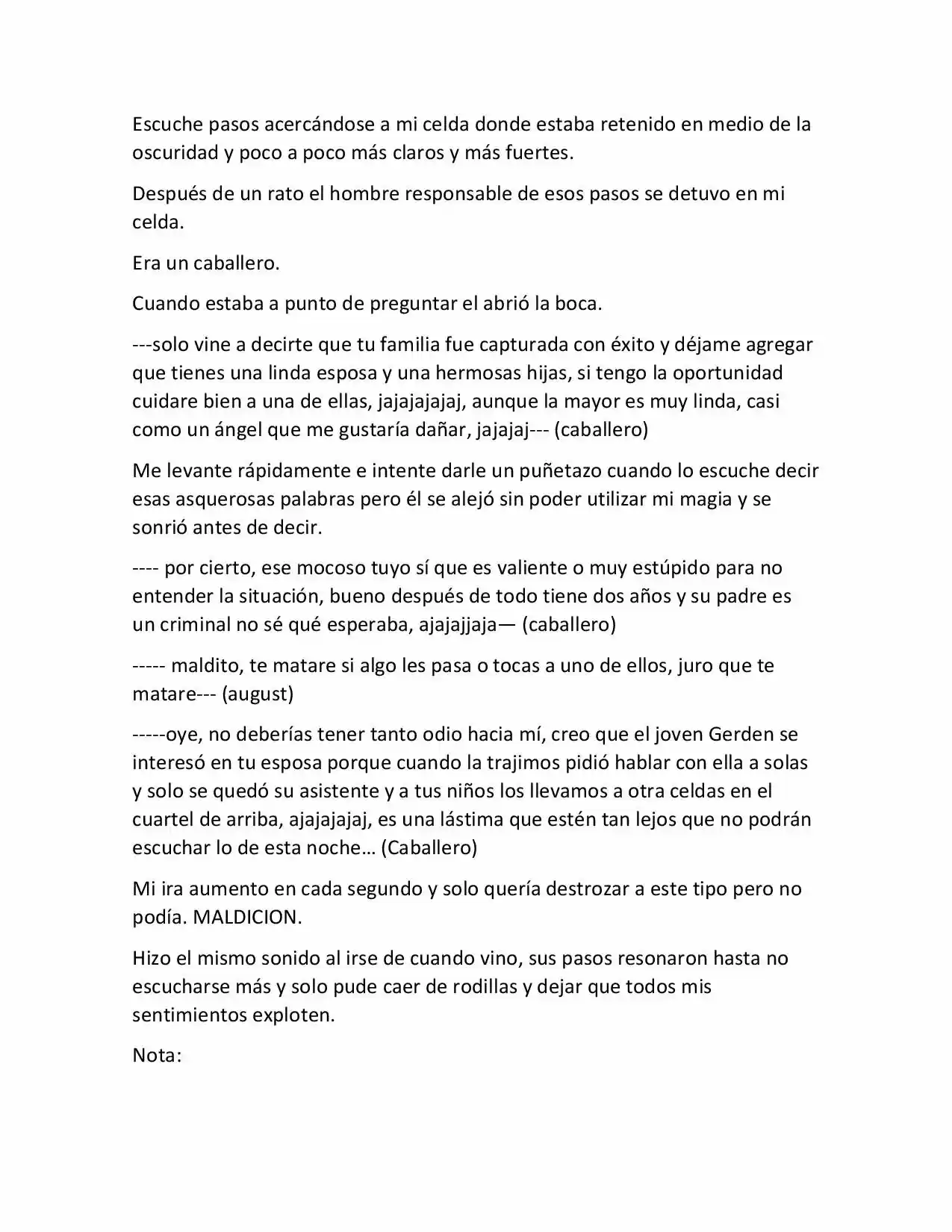 Life In A Medieval World With Magic And Swords (Novela) - Capítulo 6 - Página 6 - LectorTMOo