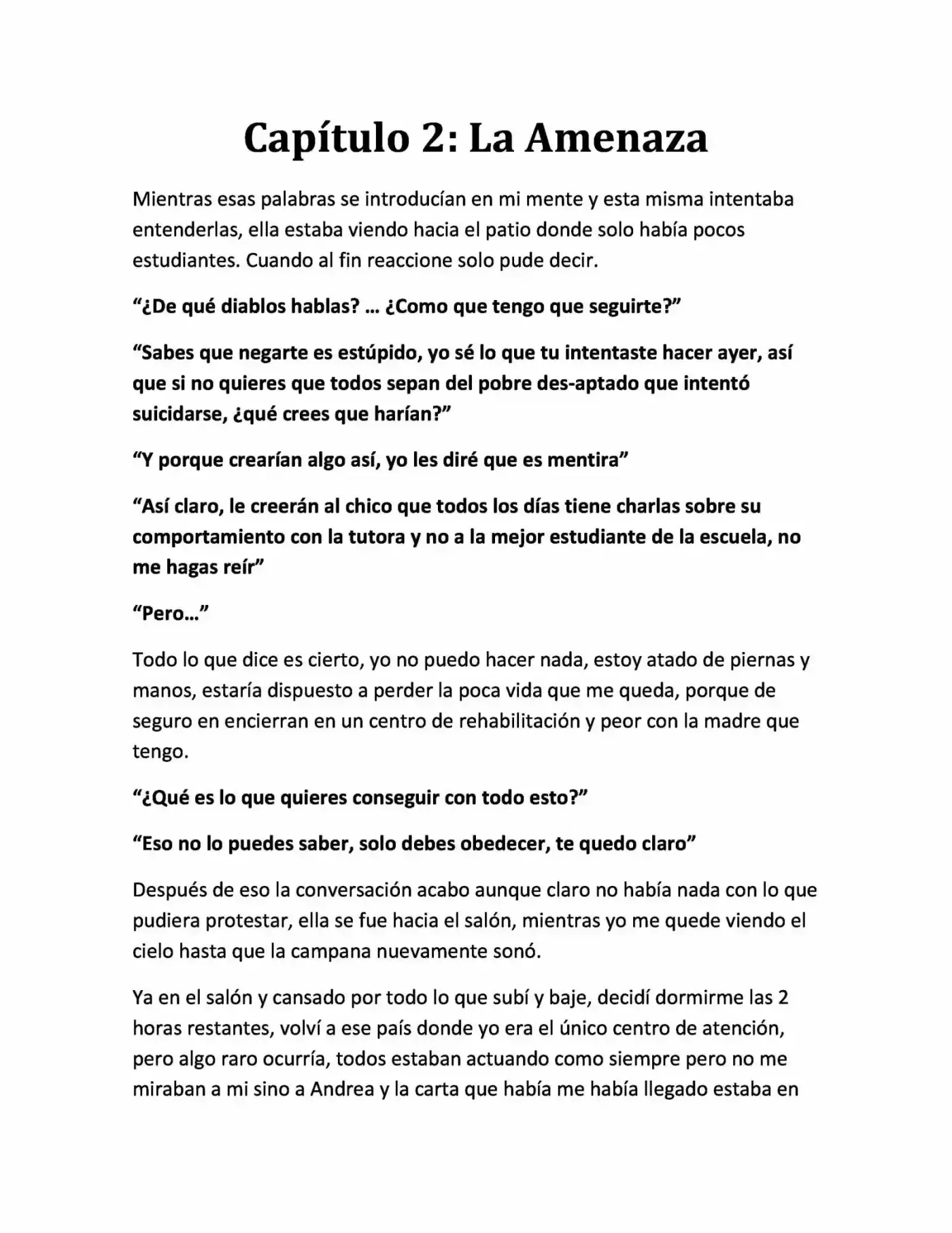 LiFE (Novela) - Capítulo 2 - Página 1 - LectorTMOo