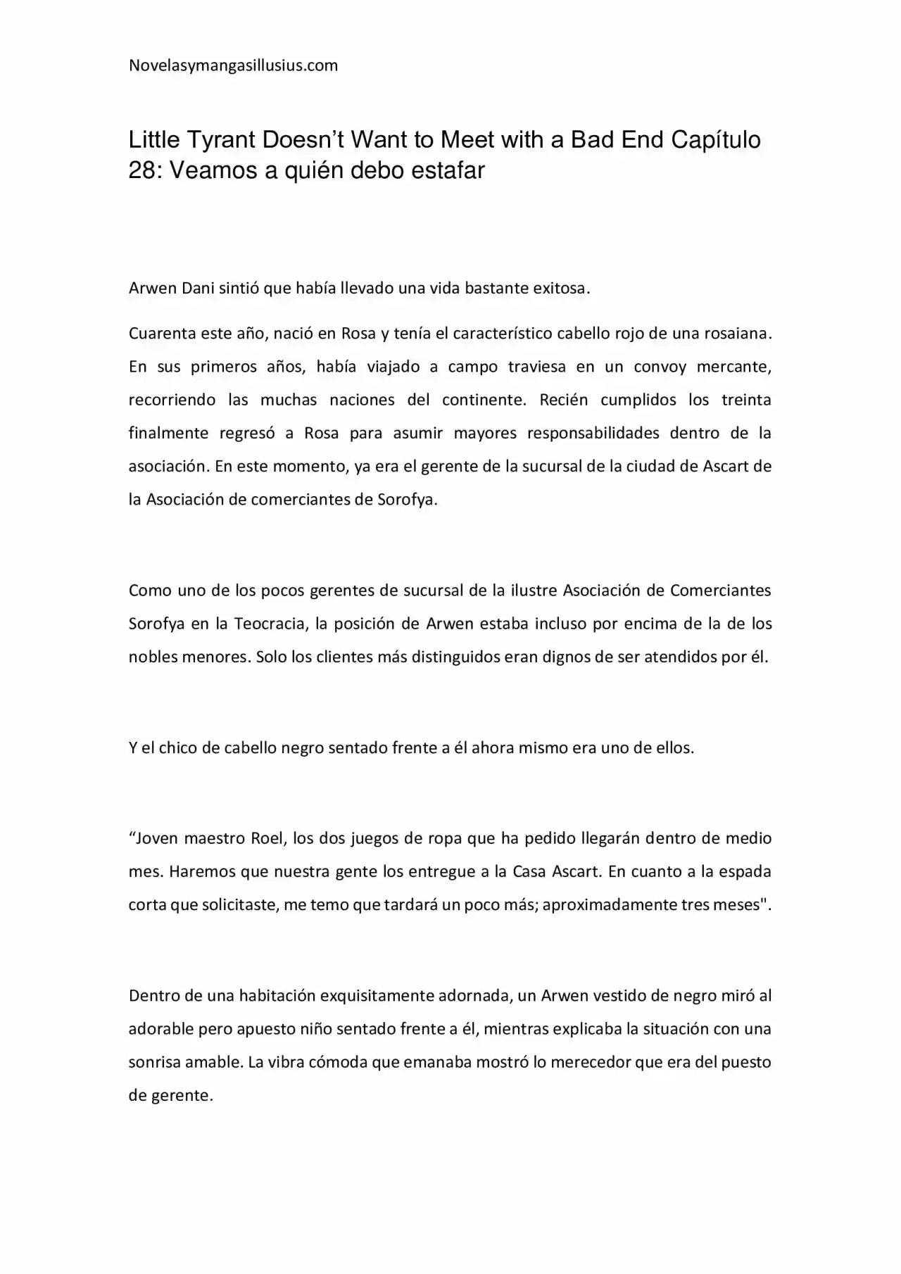 Little Tyrant Doesn't Want To Meet With A Bad End (Novela) - Capítulo 28 - Página 1 - LectorTMOo