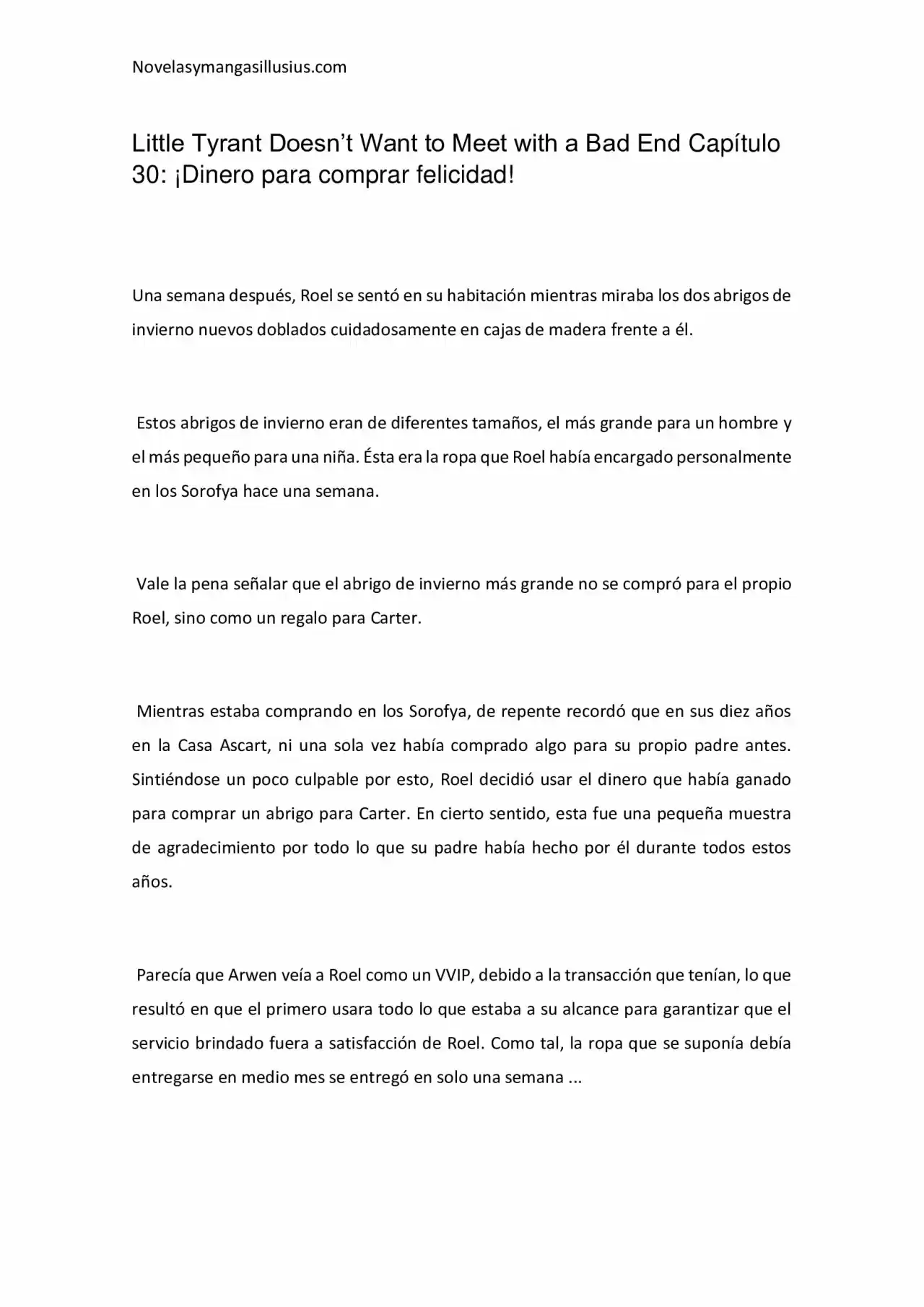 Little Tyrant Doesn't Want To Meet With A Bad End (Novela) - Capítulo 30 - Página 1 - LectorTMOo