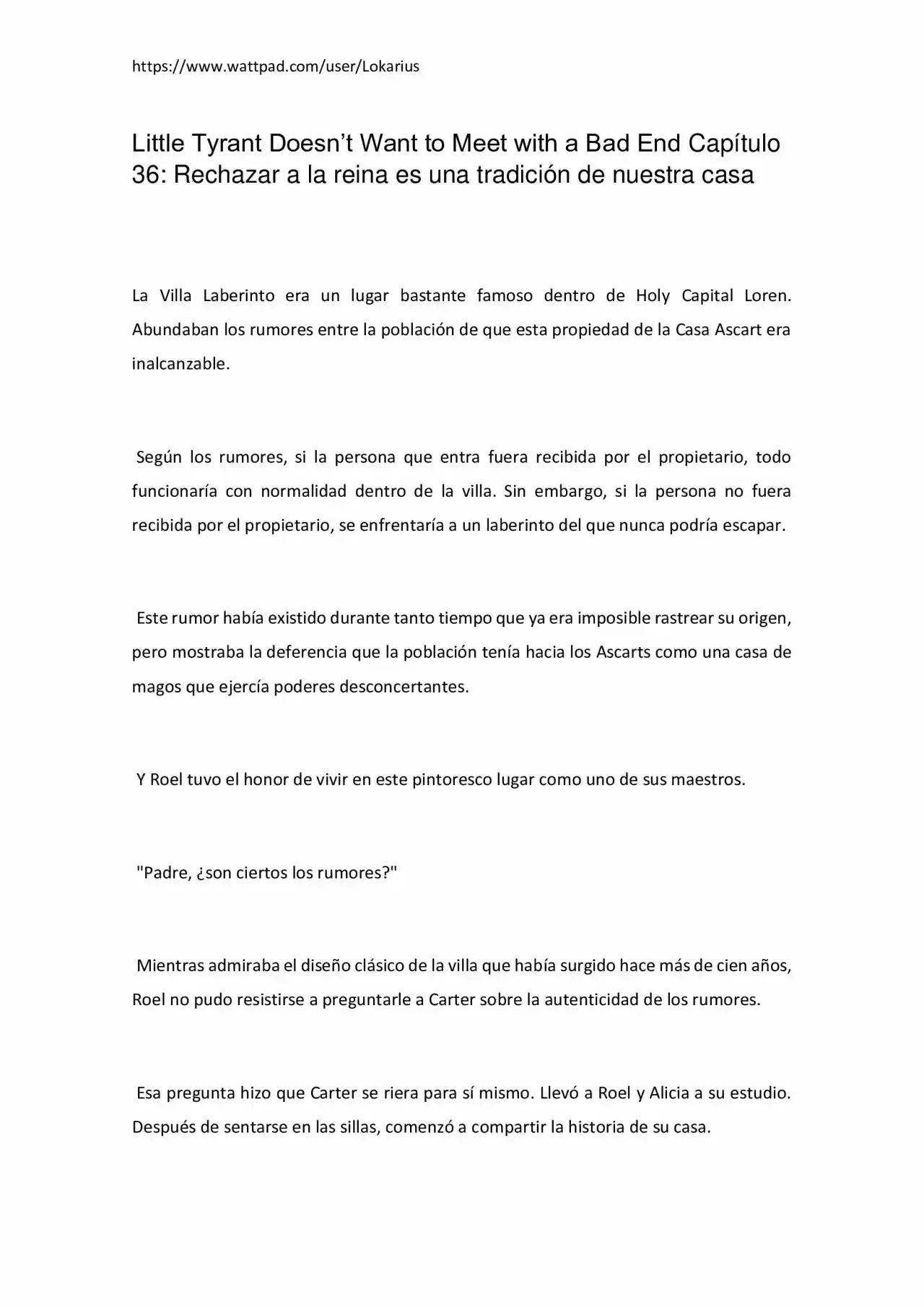 Little Tyrant Doesn't Want To Meet With A Bad End (Novela) - Capítulo 36 - Página 1 - LectorTMOo
