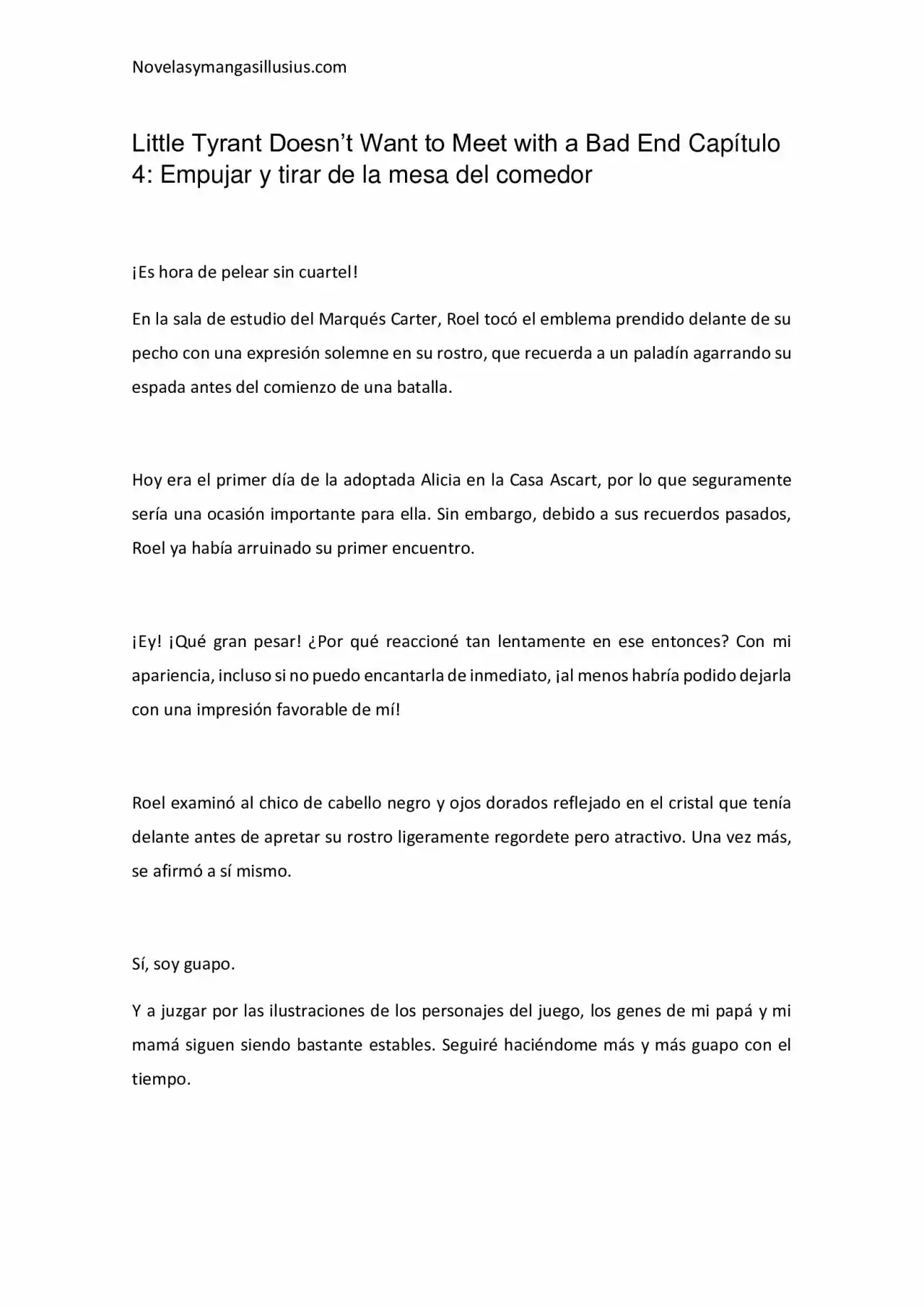 Little Tyrant Doesn't Want To Meet With A Bad End (Novela) - Capítulo 4 - Página 1 - LectorTMOo
