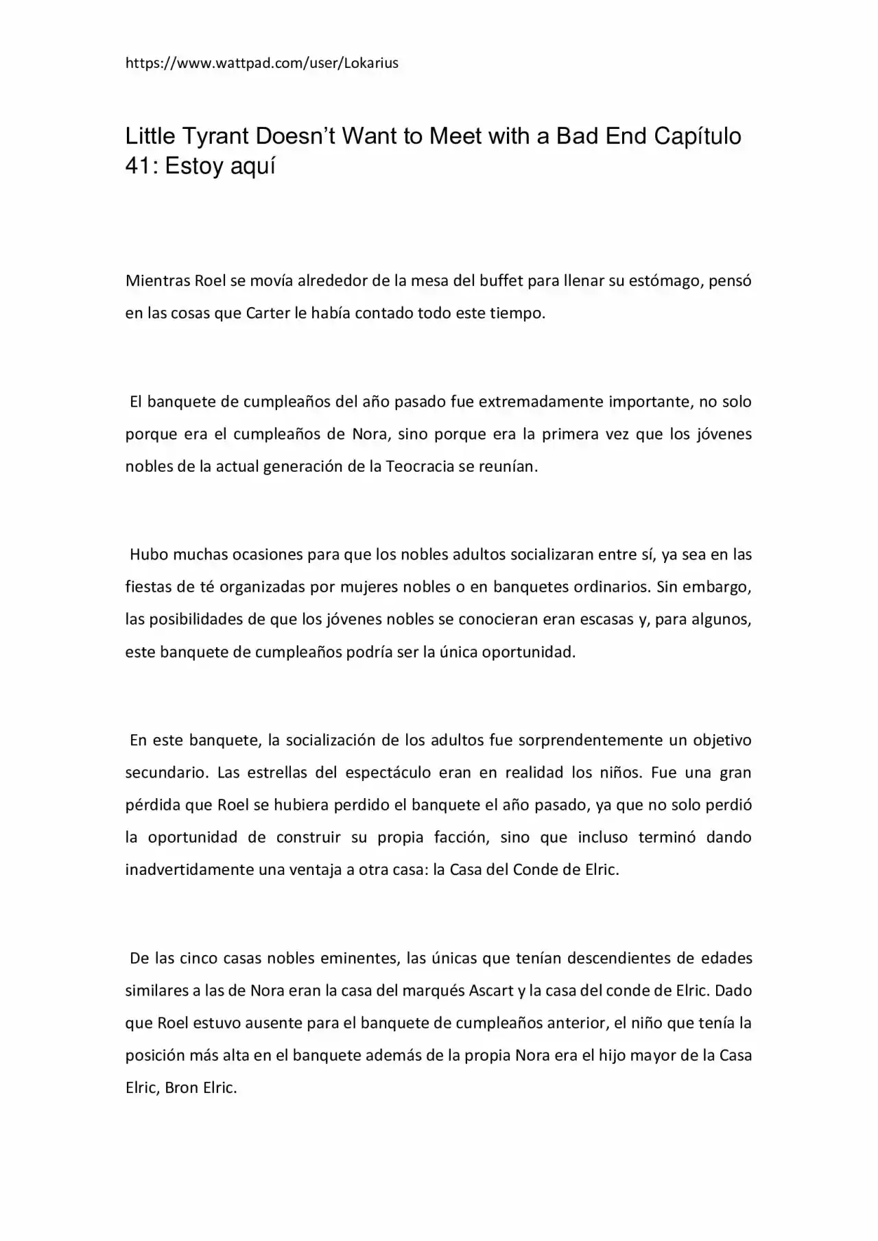 Little Tyrant Doesn't Want To Meet With A Bad End (Novela) - Capítulo 41 - Página 1 - LectorTMOo