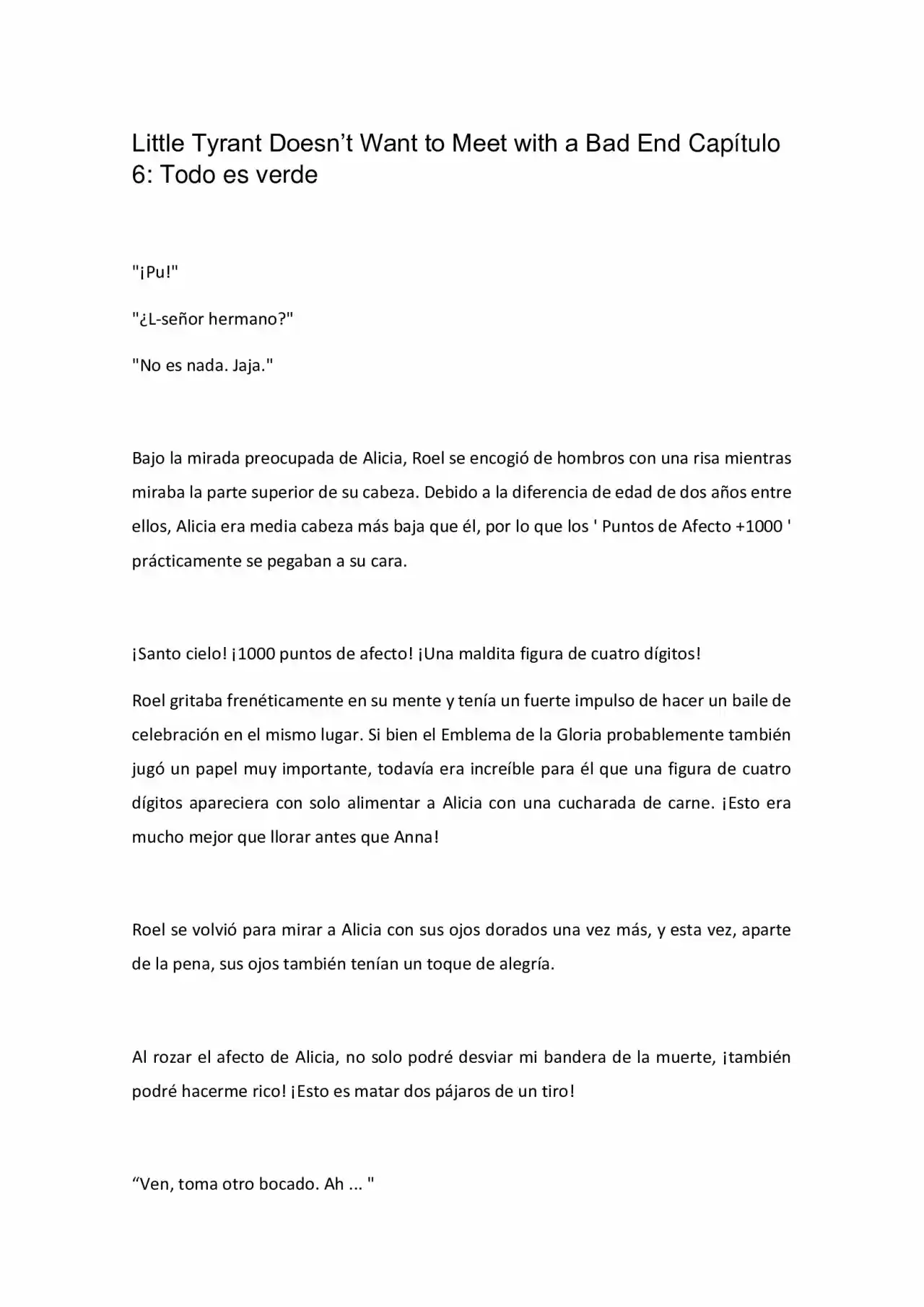 Little Tyrant Doesn't Want To Meet With A Bad End (Novela) - Capítulo 6 - Página 1 - LectorTMOo