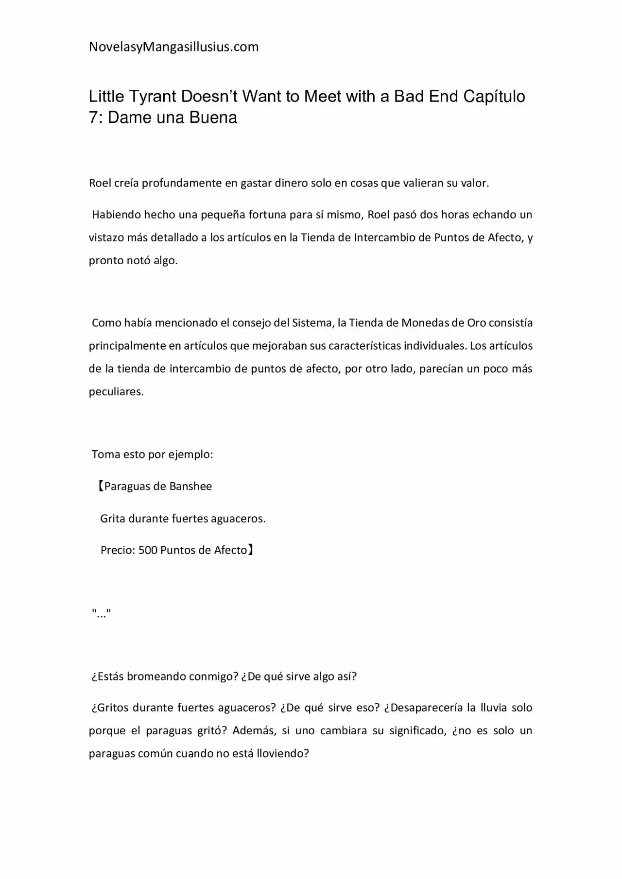 Little Tyrant Doesn't Want To Meet With A Bad End (Novela) - Capítulo 7 - Página 1 - LectorTMOo