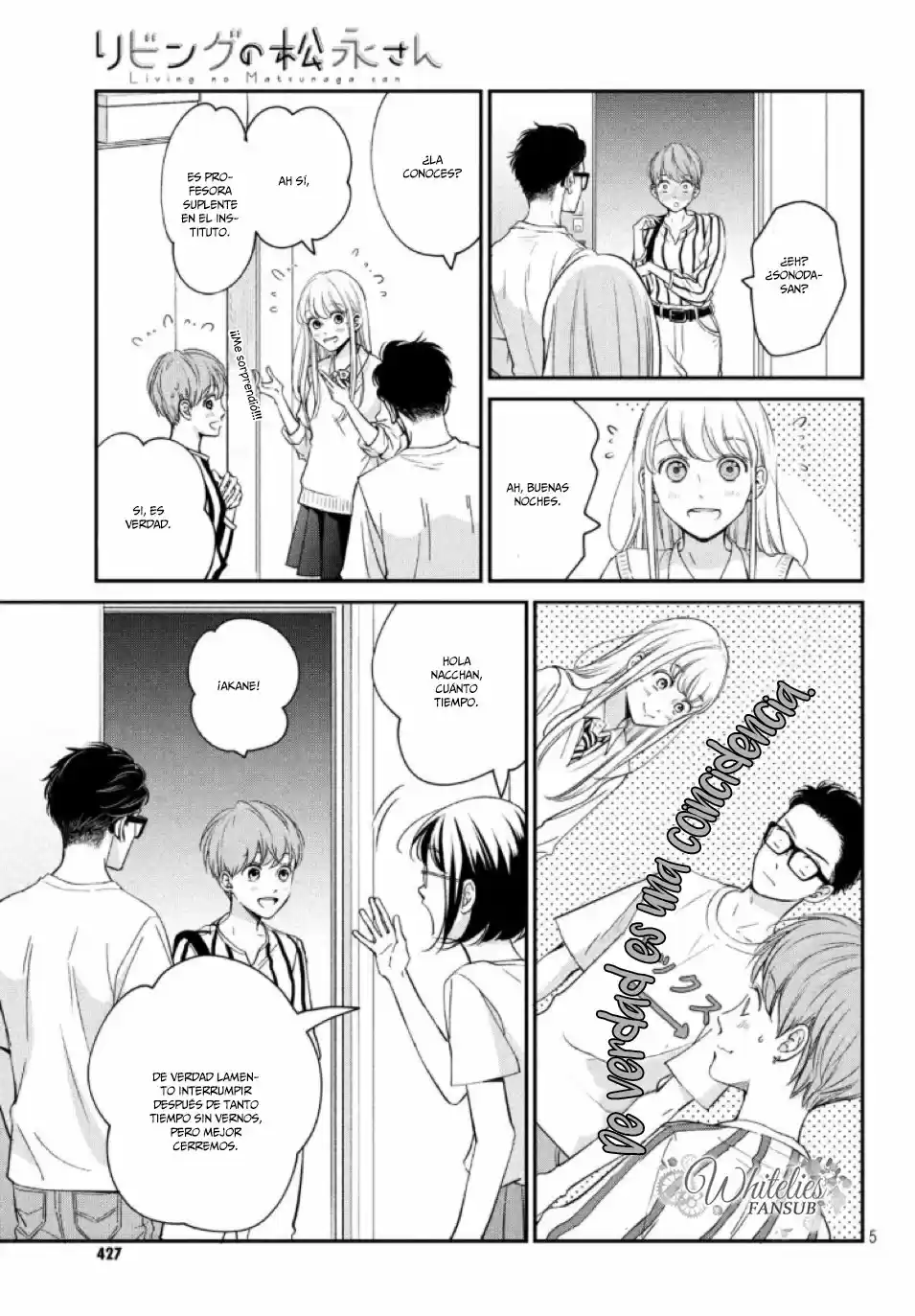 Living No Matsunaga-san - Capítulo 19 - Página 10 - LectorTMOo
