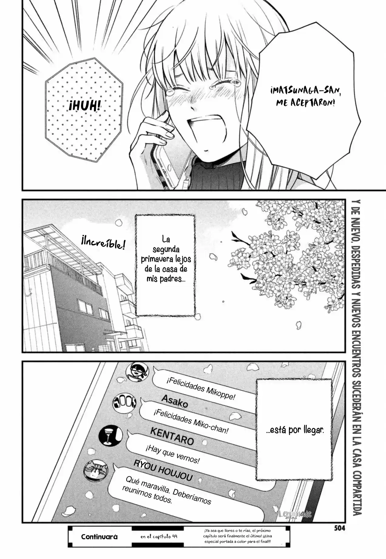 Living No Matsunaga-san - Capítulo 43 - Página 42 - LectorTMOo