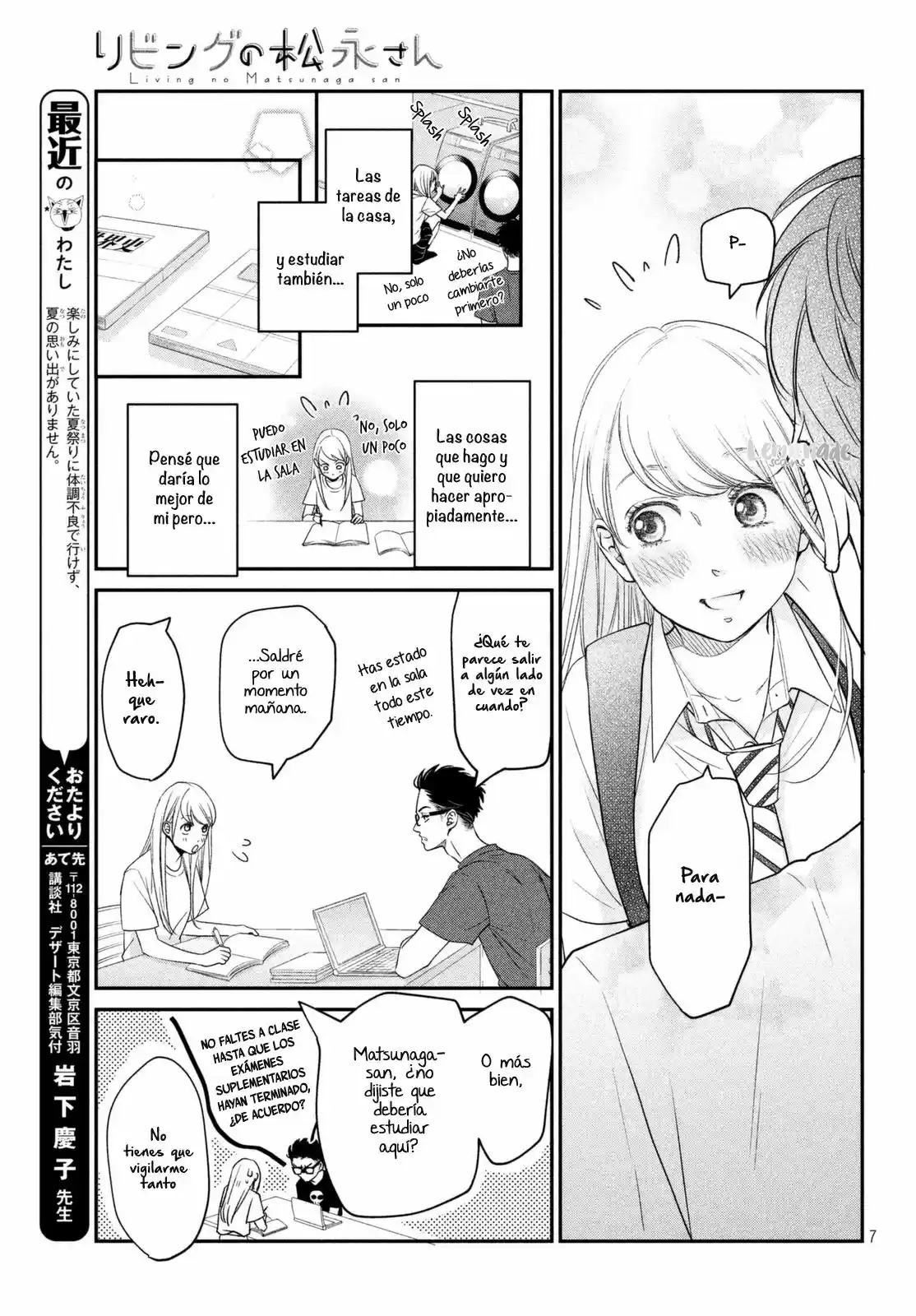 Living No Matsunaga-san - Capítulo 8 - Página 10 - LectorTMOo