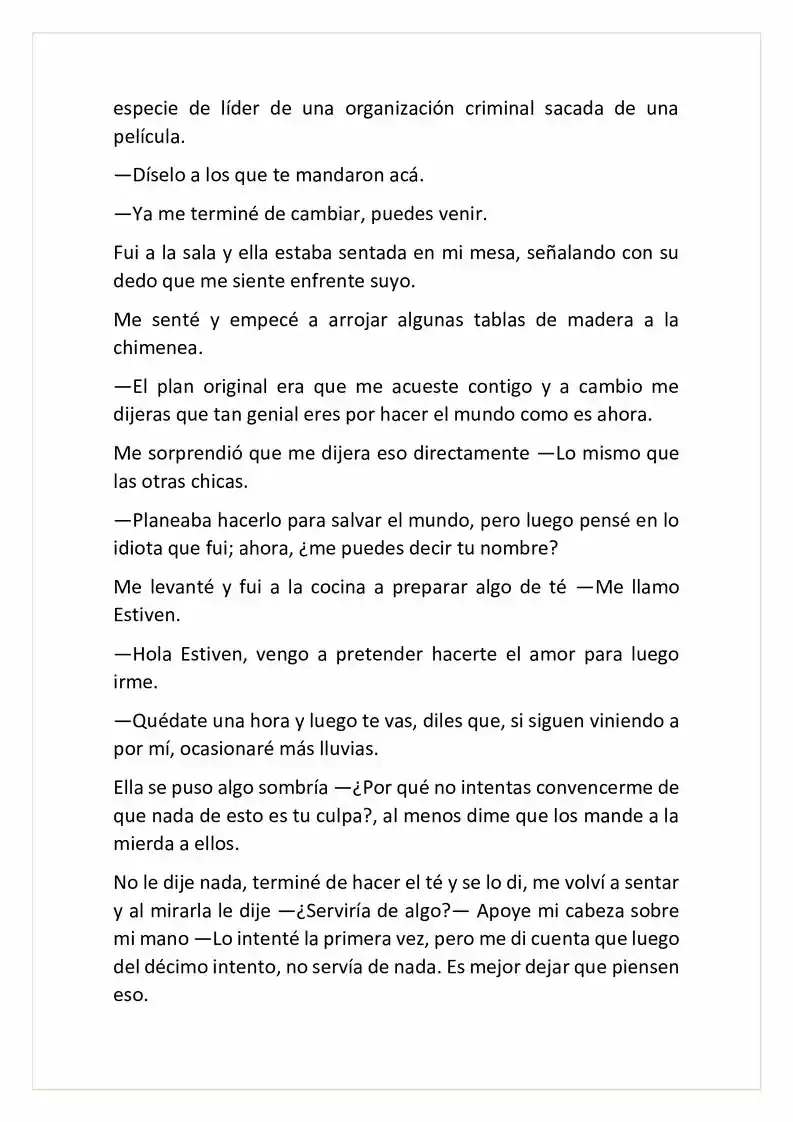 Lluvia (Novela) - Capítulo  - Página 7 - LectorTMOo