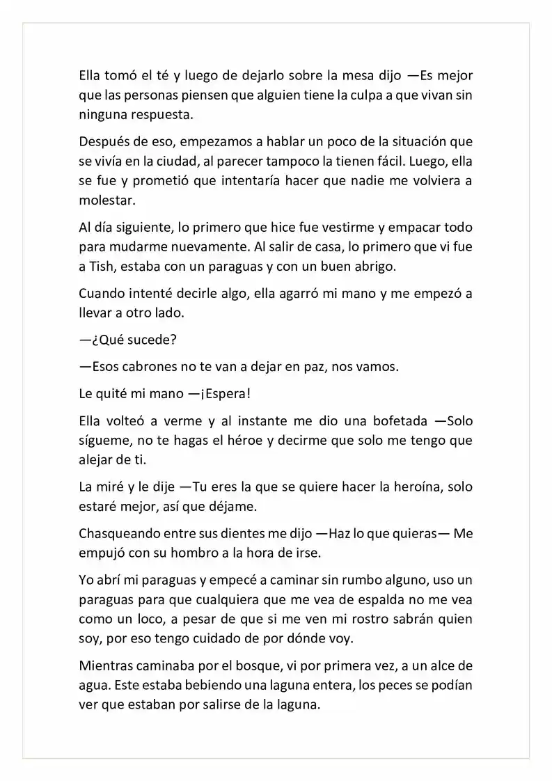 Lluvia (Novela) - Capítulo  - Página 8 - LectorTMOo