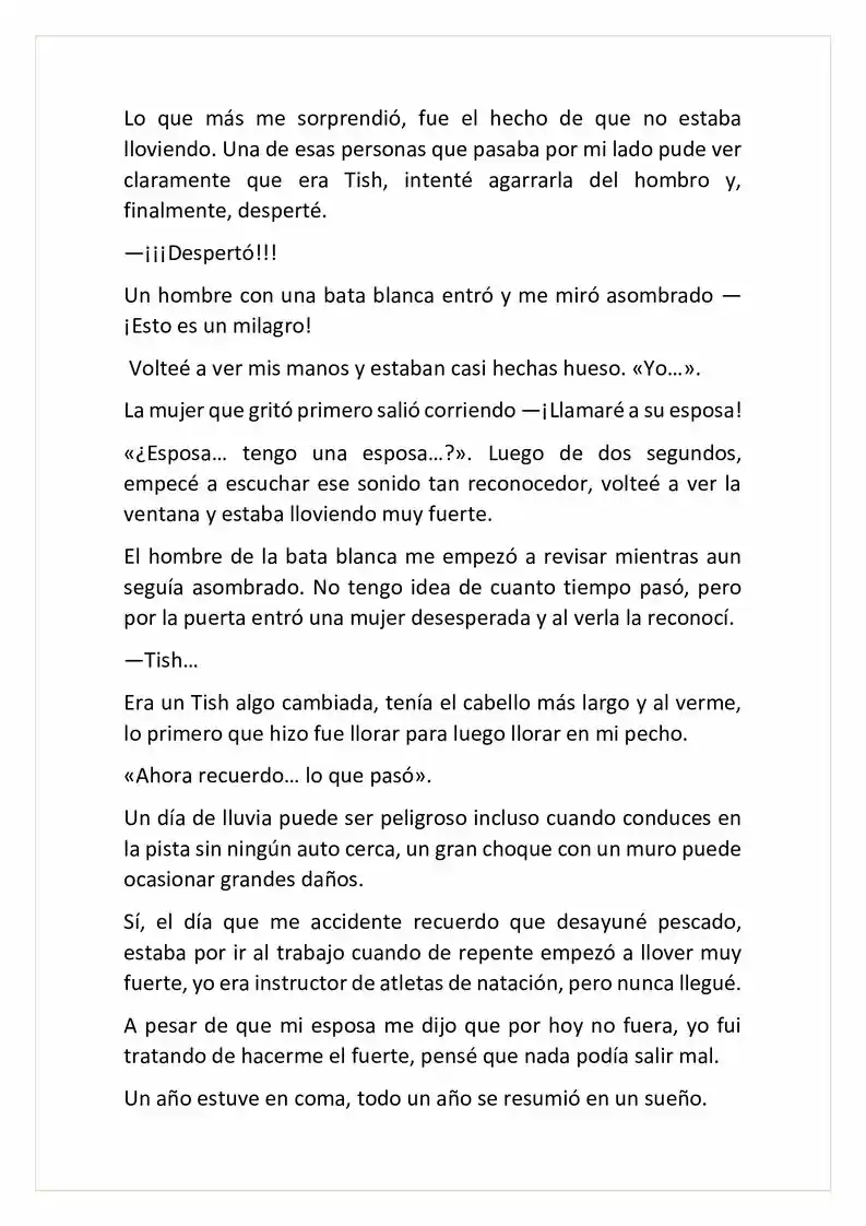 Lluvia (Novela) - Capítulo  - Página 11 - LectorTMOo