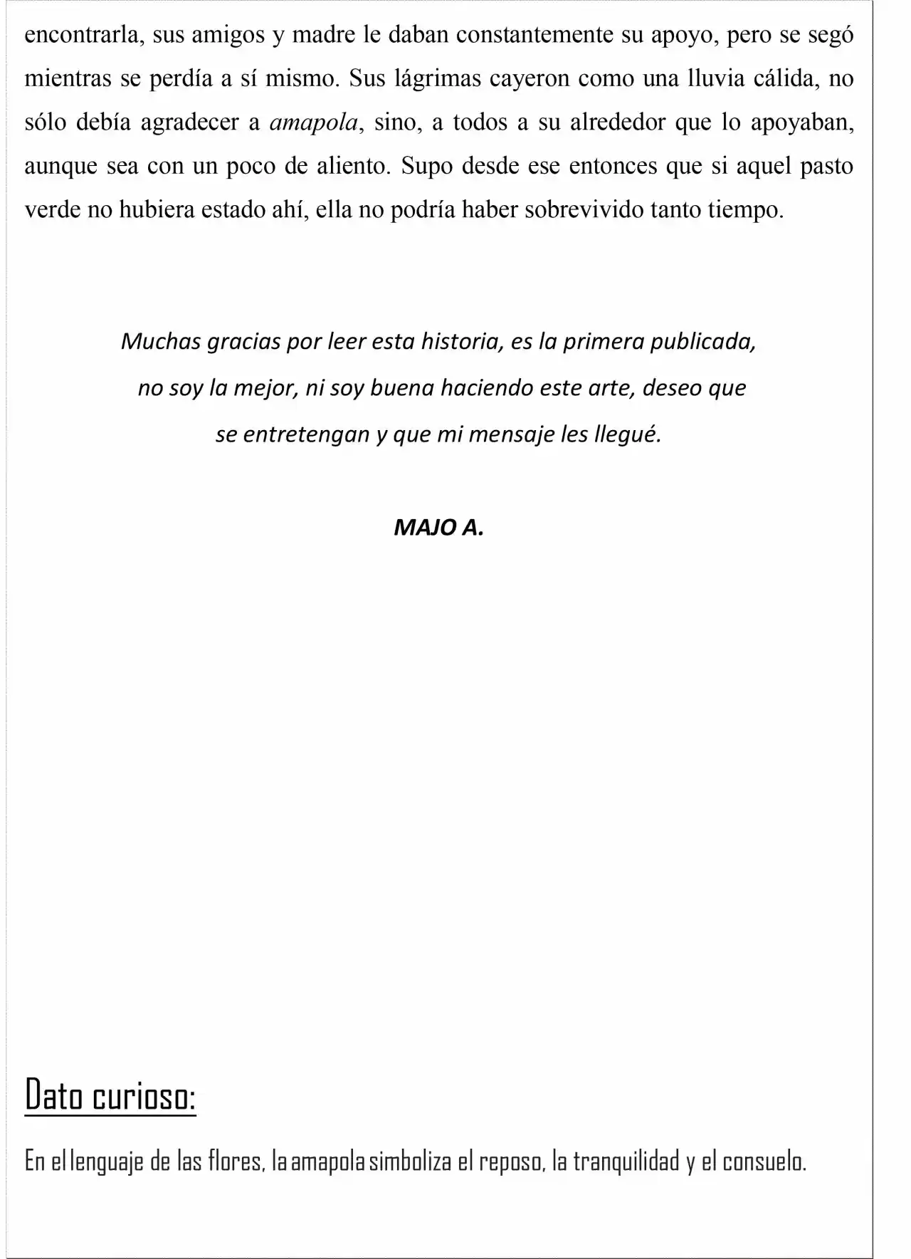 Lo Que No Logro Ver (Novela) capítulo 1 página 6