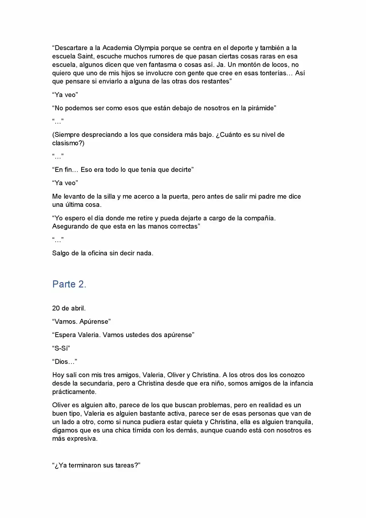 Lo Que Quedo Atrás (Novela) - Capítulo 1 - Página 4 - LectorTMOo