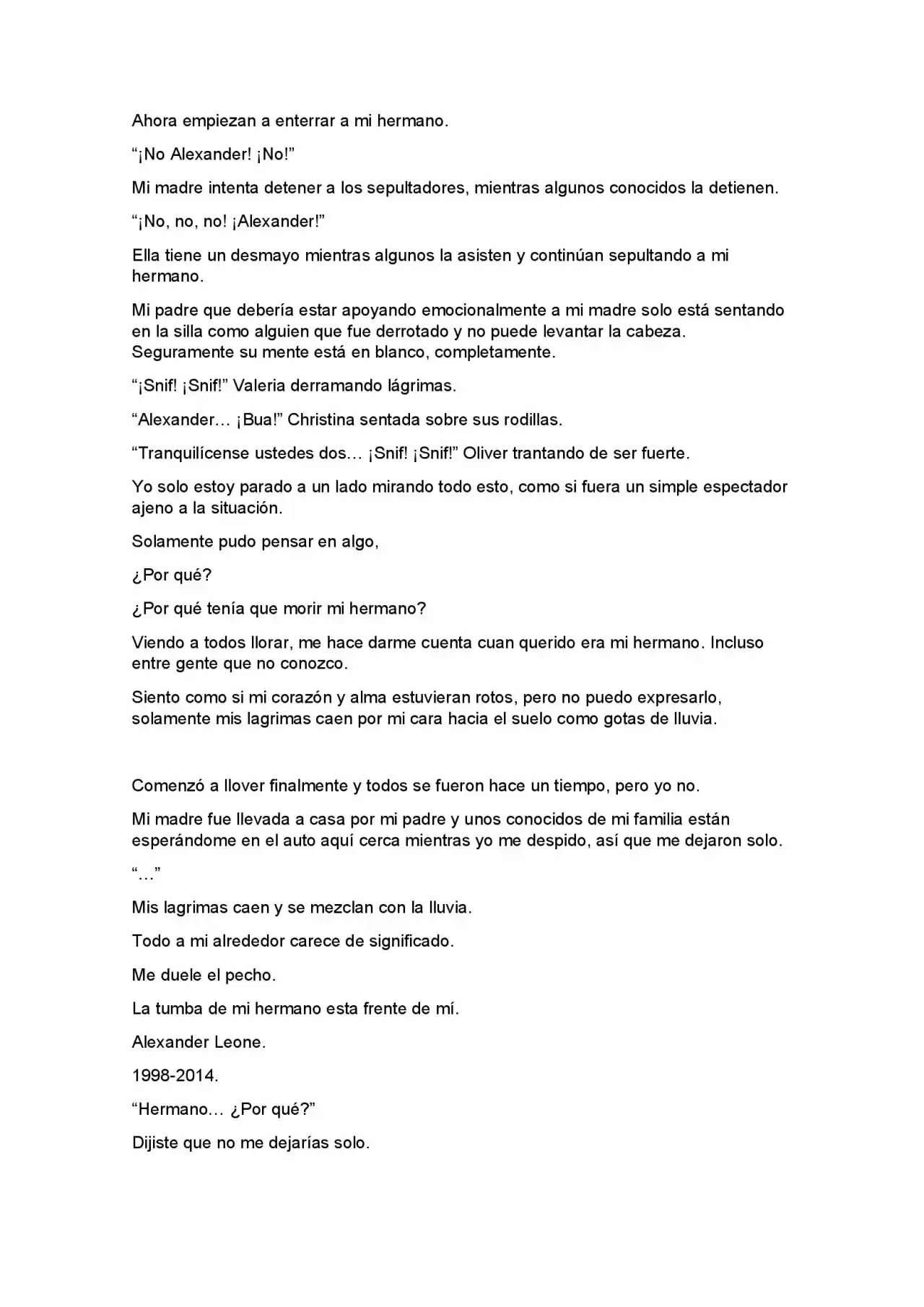 Lo Que Quedo Atrás (Novela) - Capítulo 1 - Página 16 - LectorTMOo