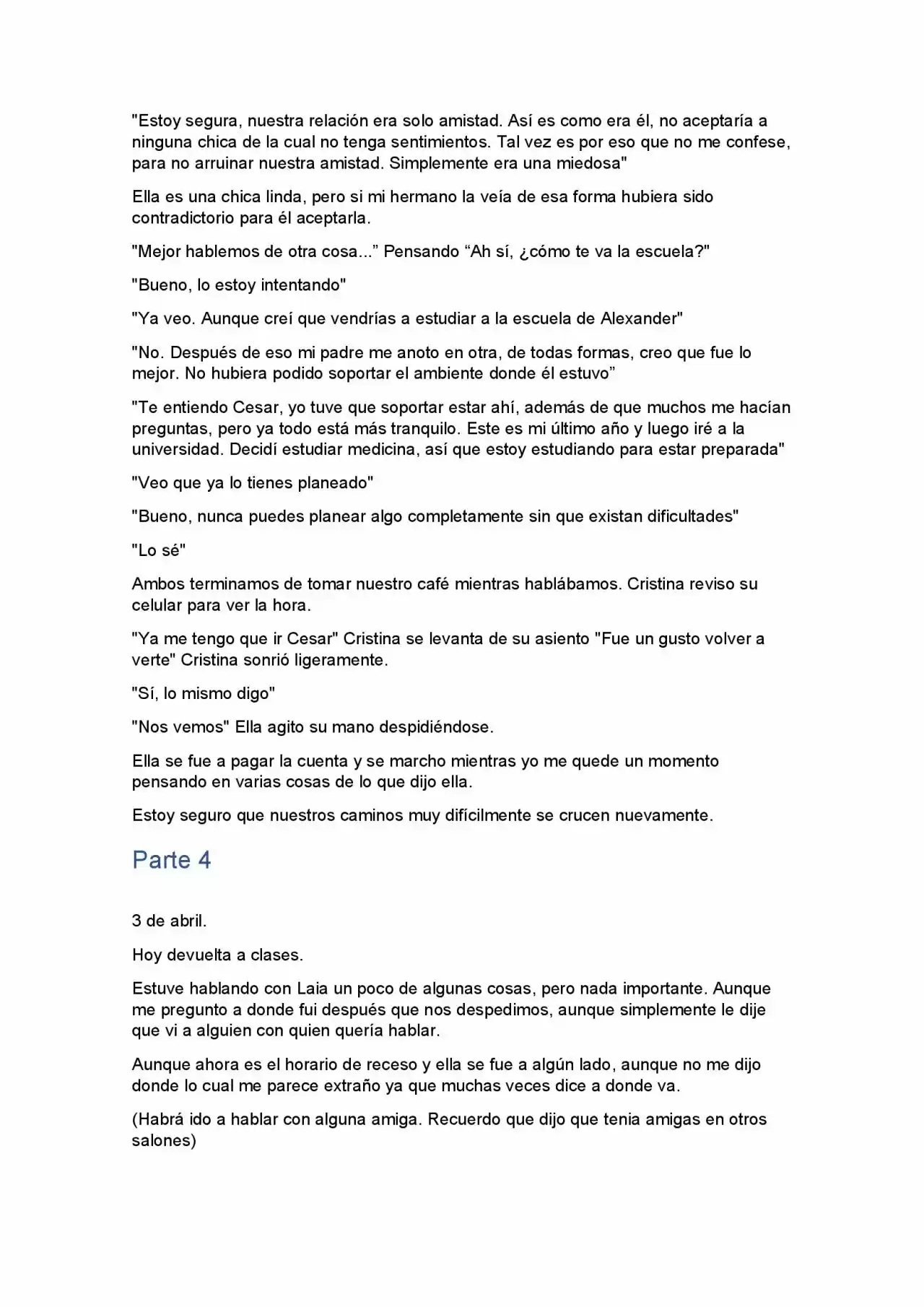 Lo Que Quedo Atrás (Novela) - Capítulo 4 - Página 11 - LectorTMOo