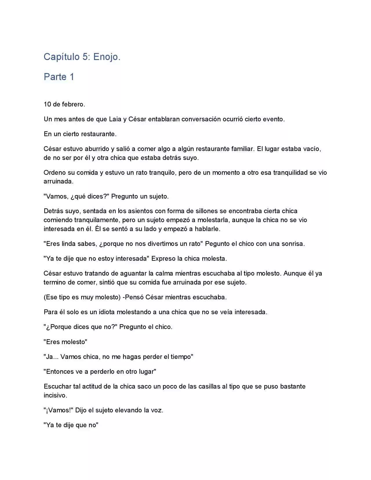 Lo Que Quedo Atrás (Novela) - Capítulo 5 - Página 1 - LectorTMOo