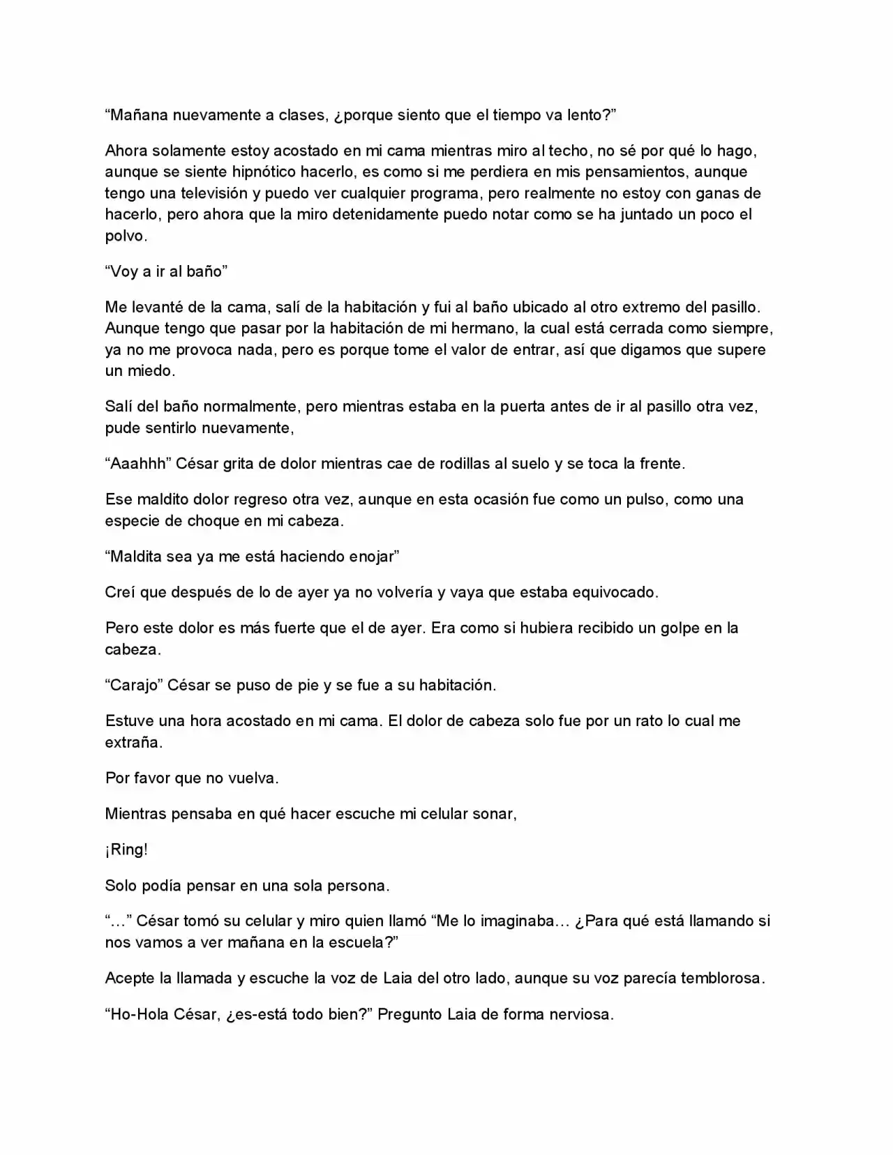 Lo Que Quedo Atrás (Novela) - Capítulo 5 - Página 10 - LectorTMOo