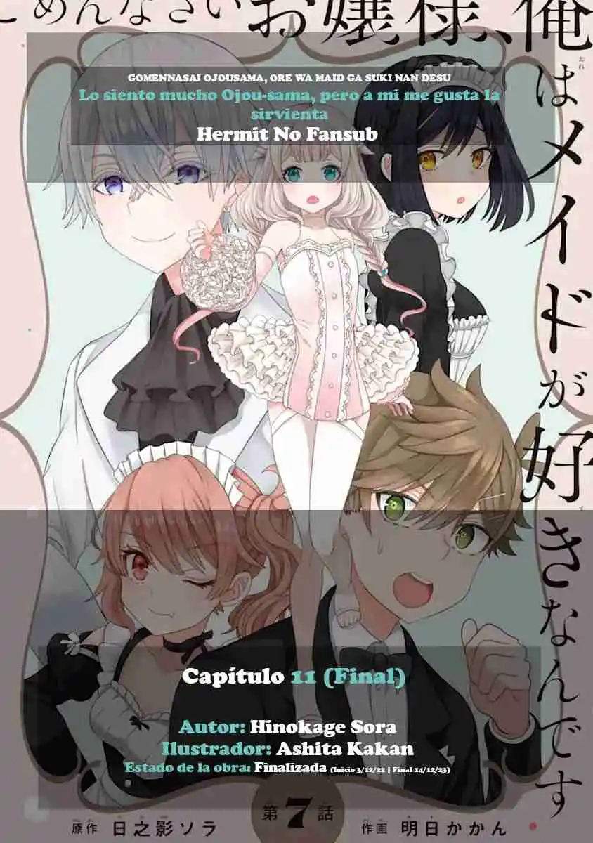 Lo Siento Mucho Ojou Sama, Pero A Mí Me Gusta La Sirvienta - Capítulo 11 - Página 1 - LectorTMOo