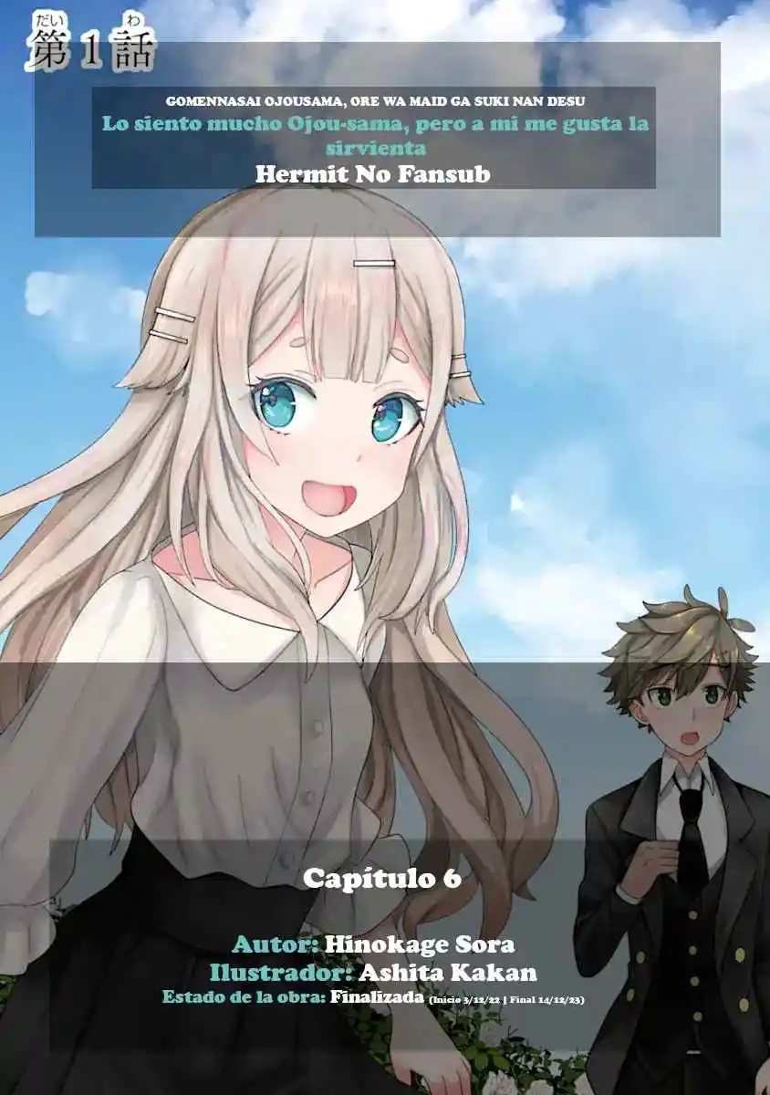 Lo Siento Mucho Ojou Sama, Pero A Mí Me Gusta La Sirvienta - Capítulo 6 - Página 1 - LectorTMOo